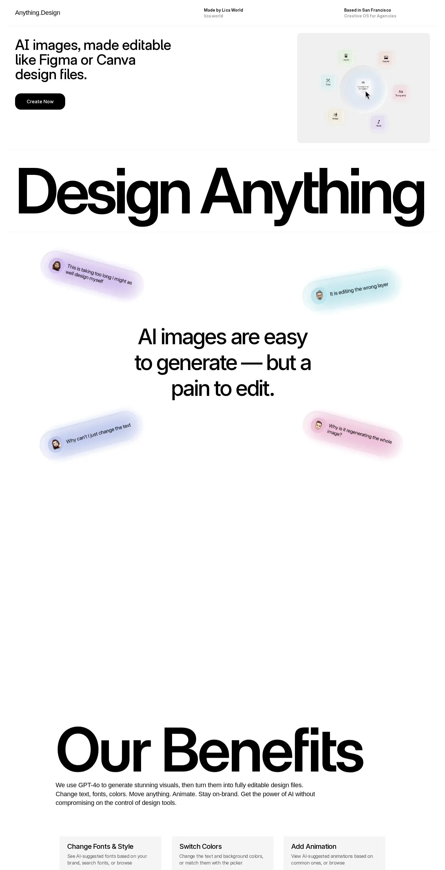 Anything.Design screenshot