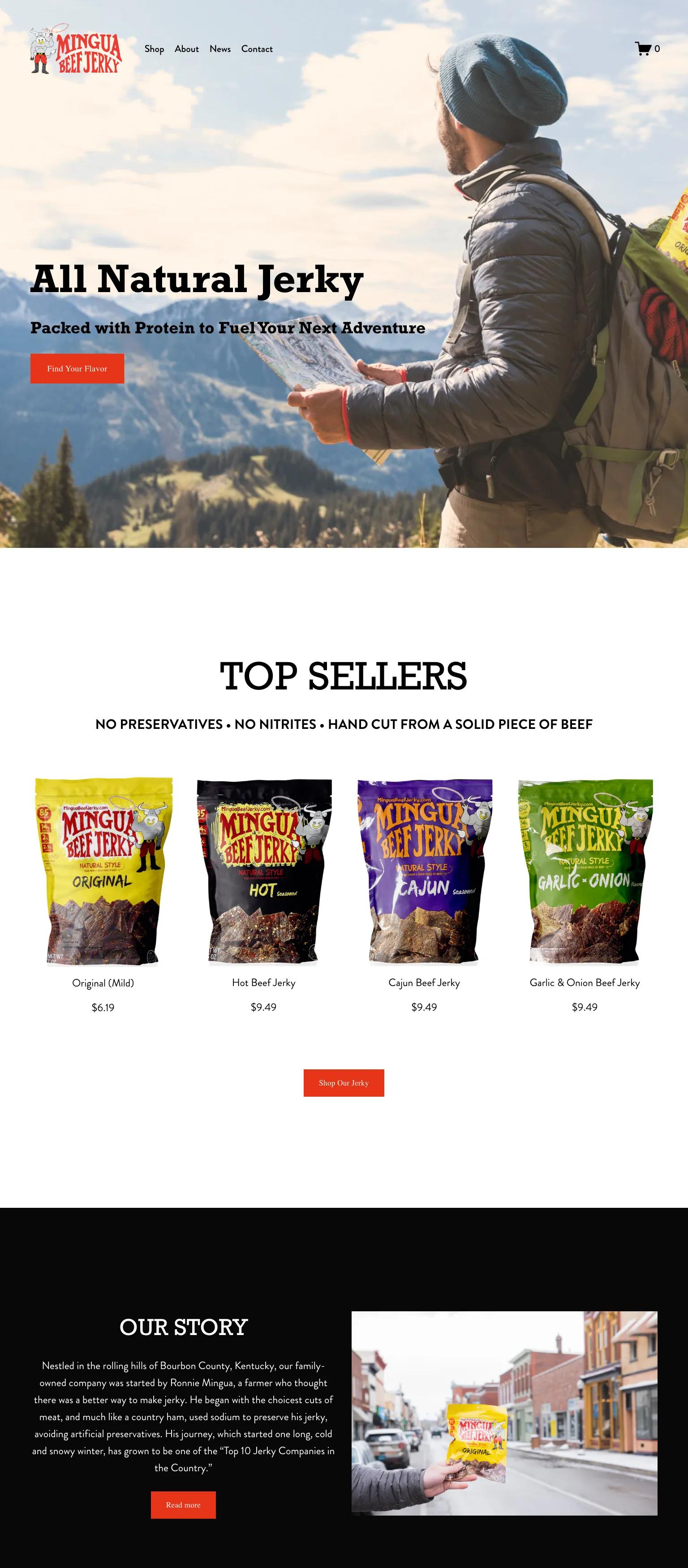 Mingua Beef Jerky screenshot