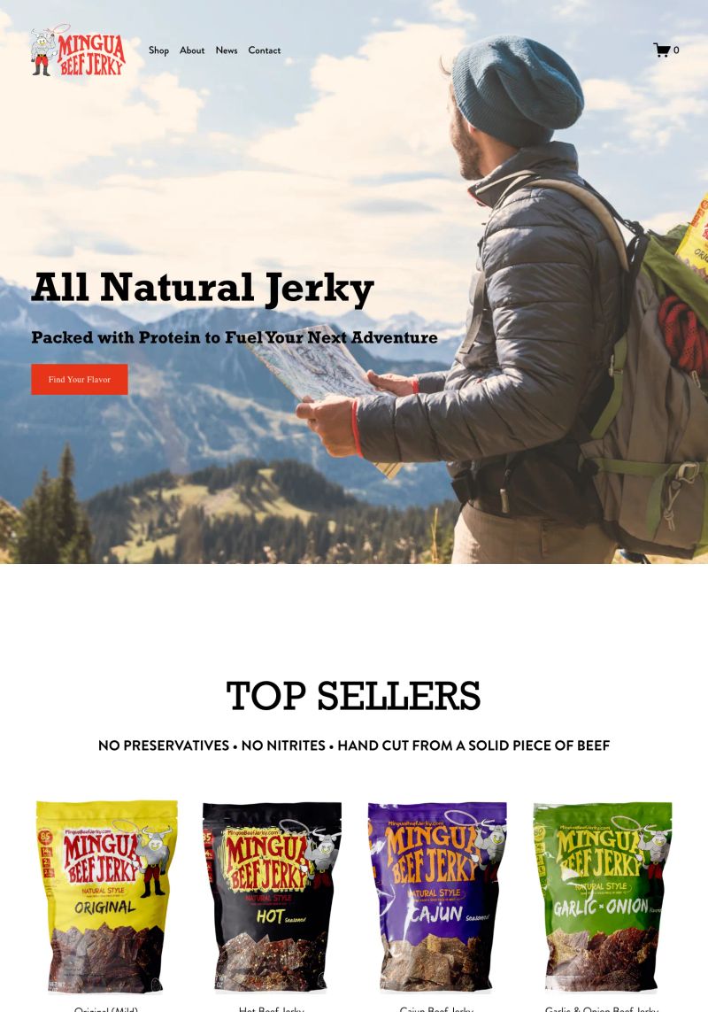 Mingua Beef Jerky screenshot