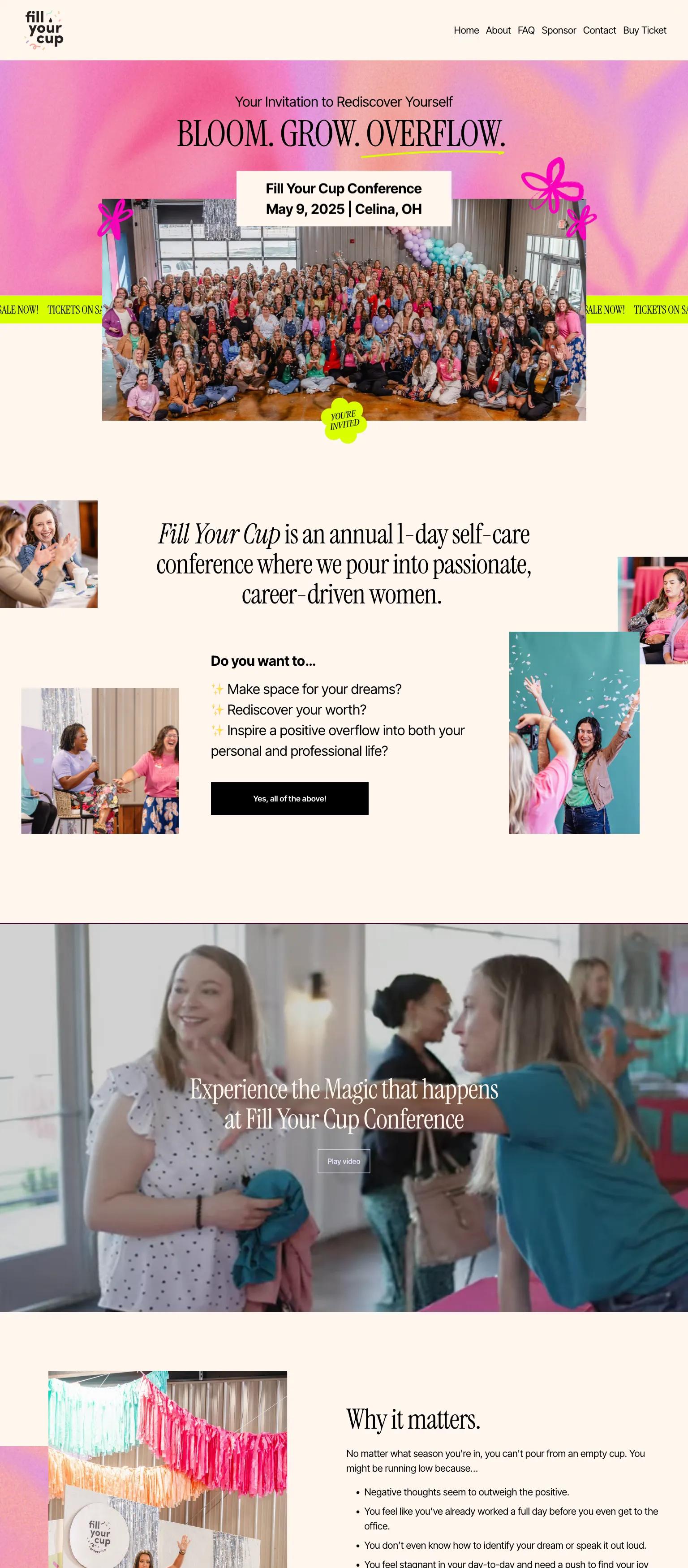 Fill Your Cup Conference screenshot