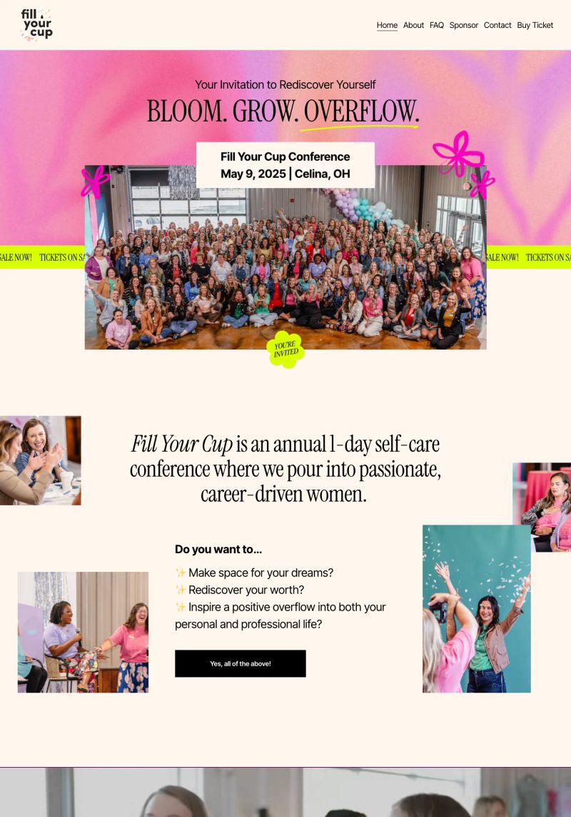 Fill Your Cup Conference screenshot