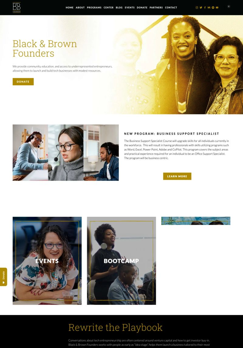 Black & Brown Founders screenshot