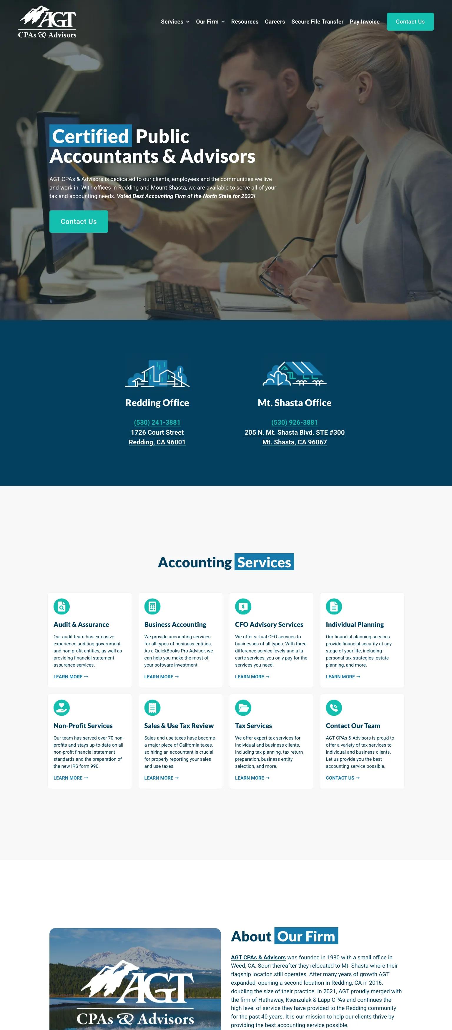 AGT CPAs & Advisors screenshot