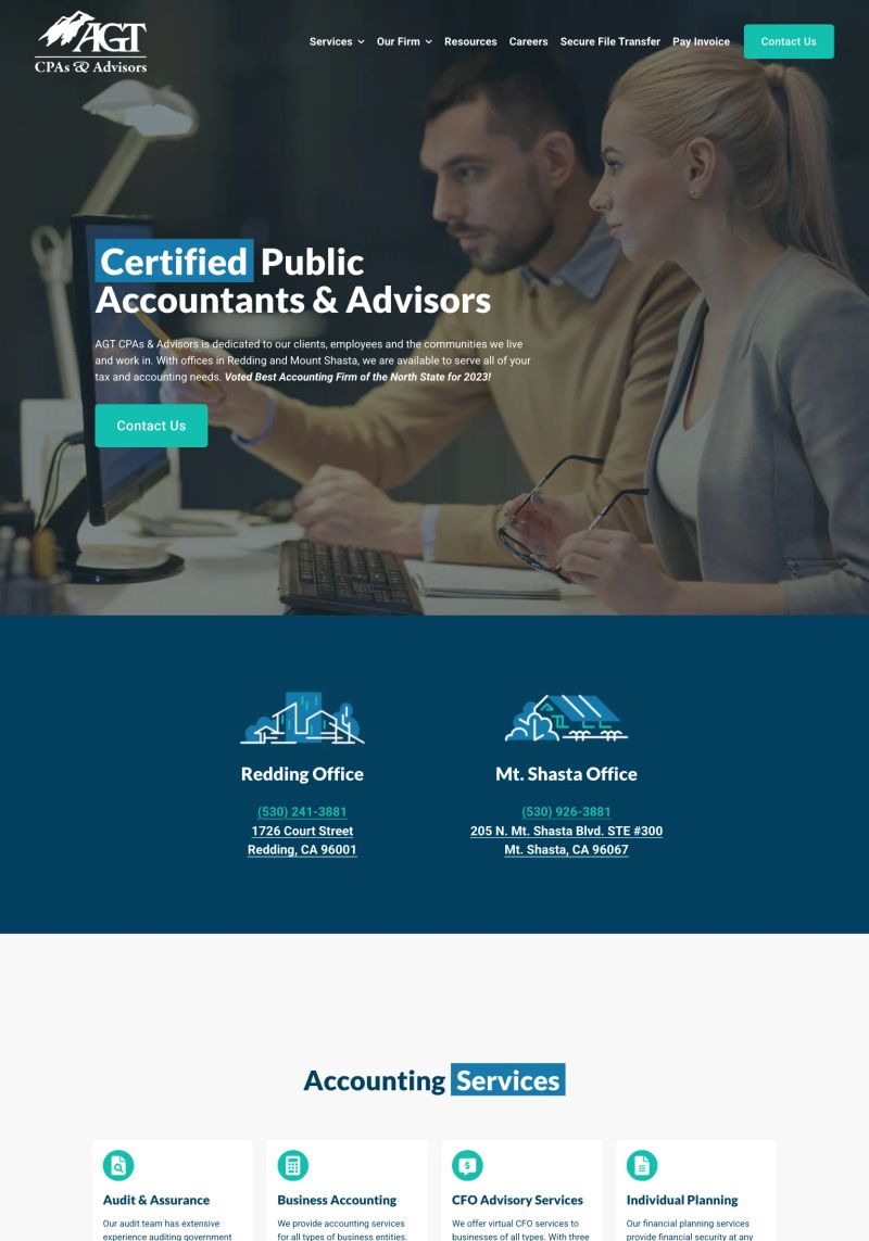 AGT CPAs & Advisors screenshot