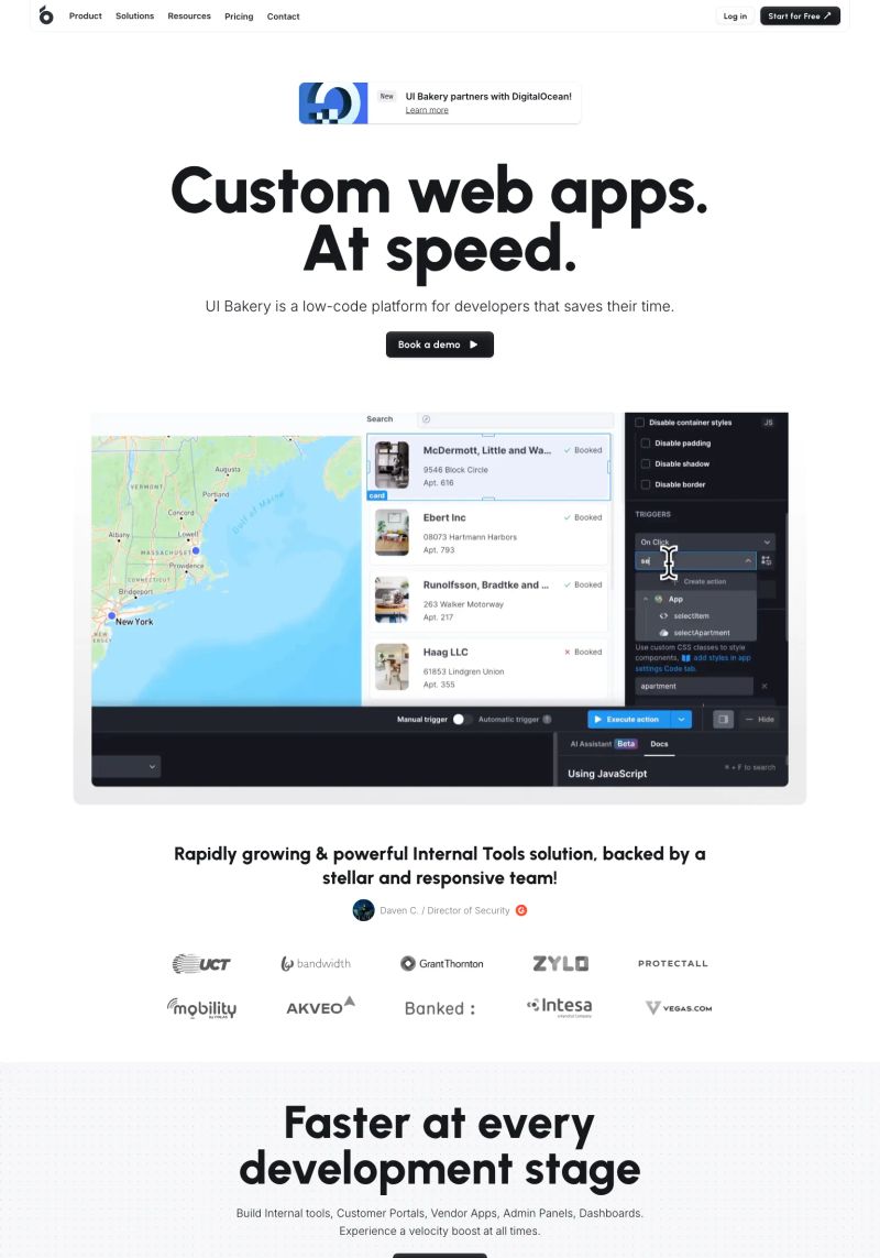 UI Bakery screenshot