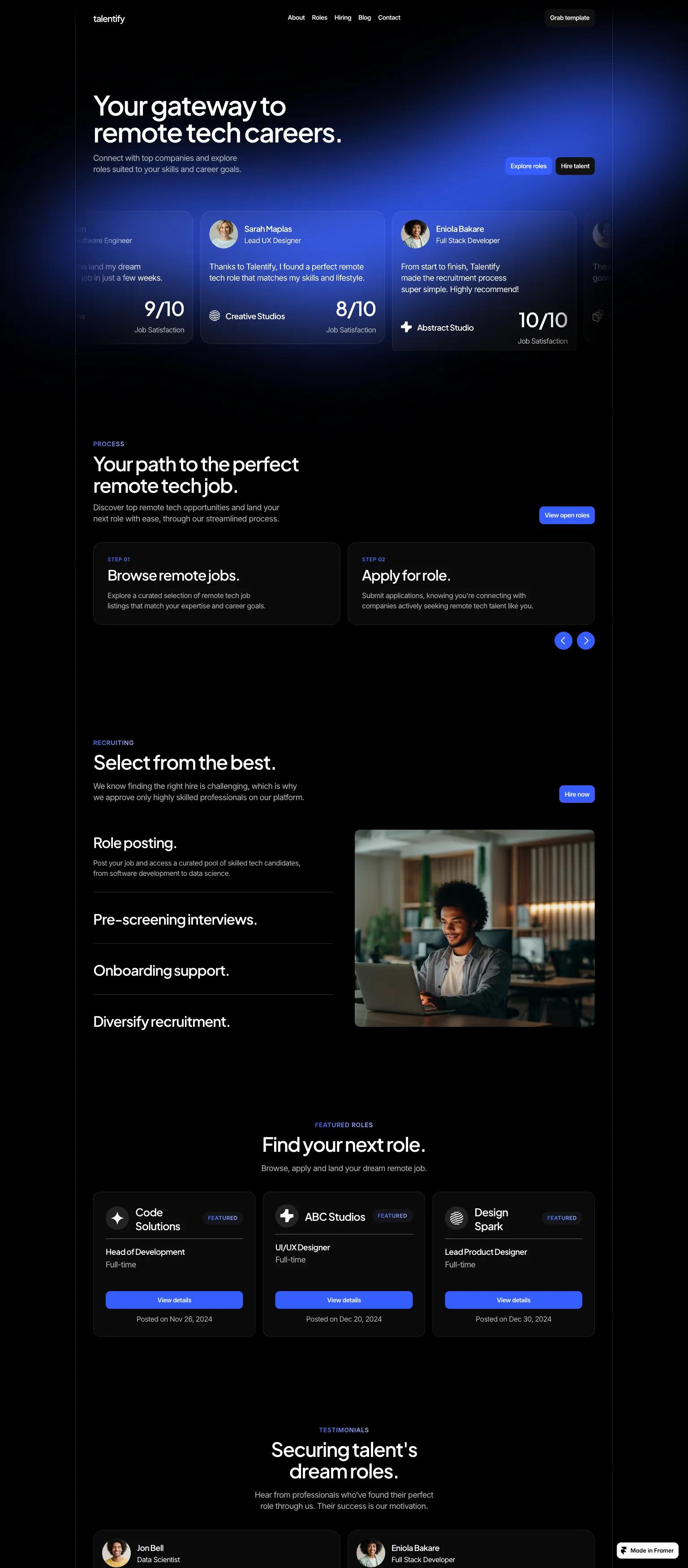 Talentify screenshot