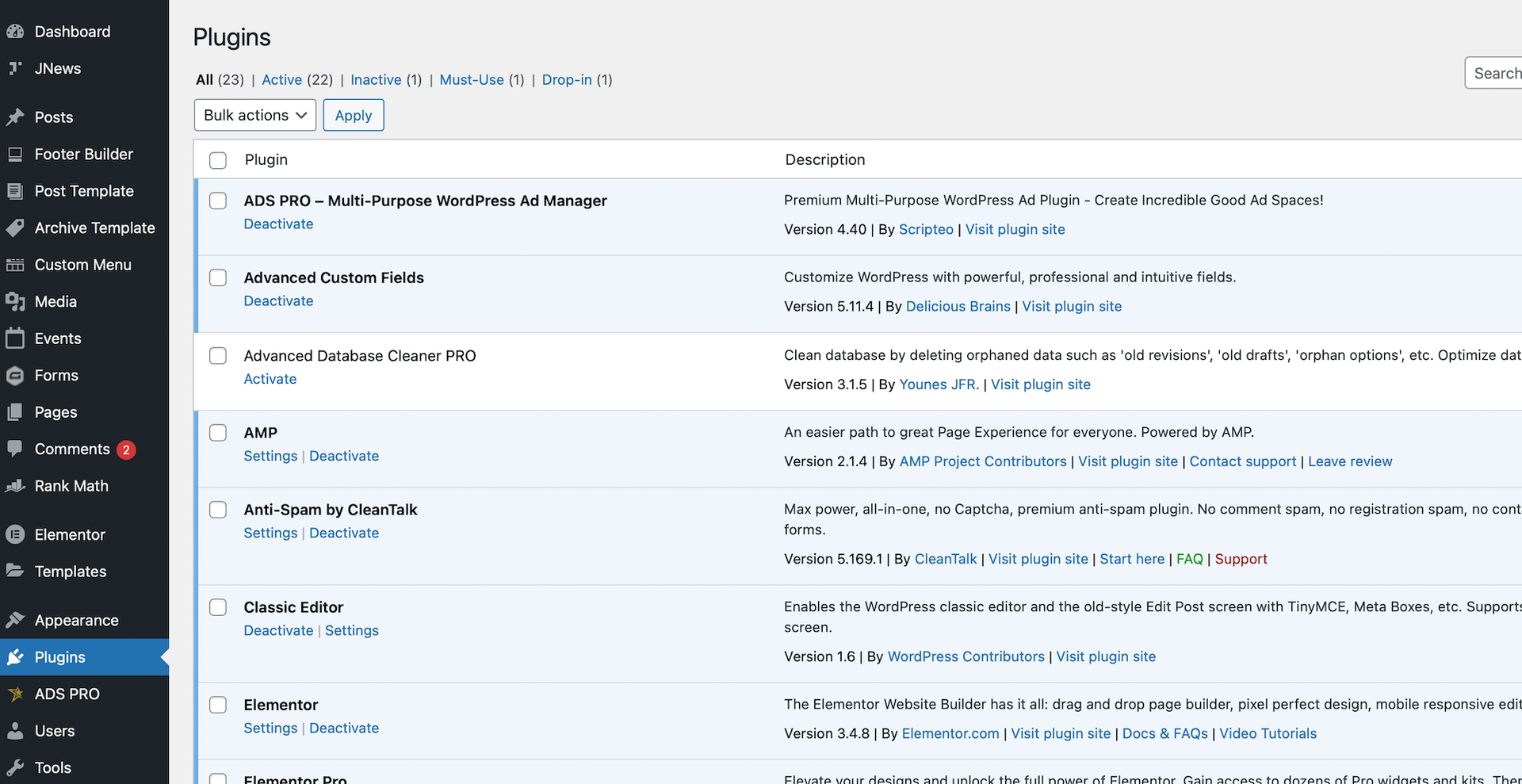 WordPress Plugins depicting more functionality