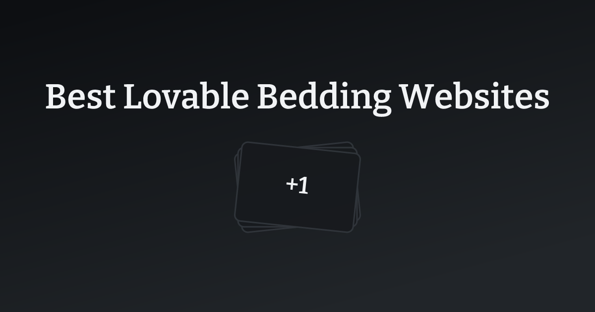 Best Lovable Bedding Websites with count