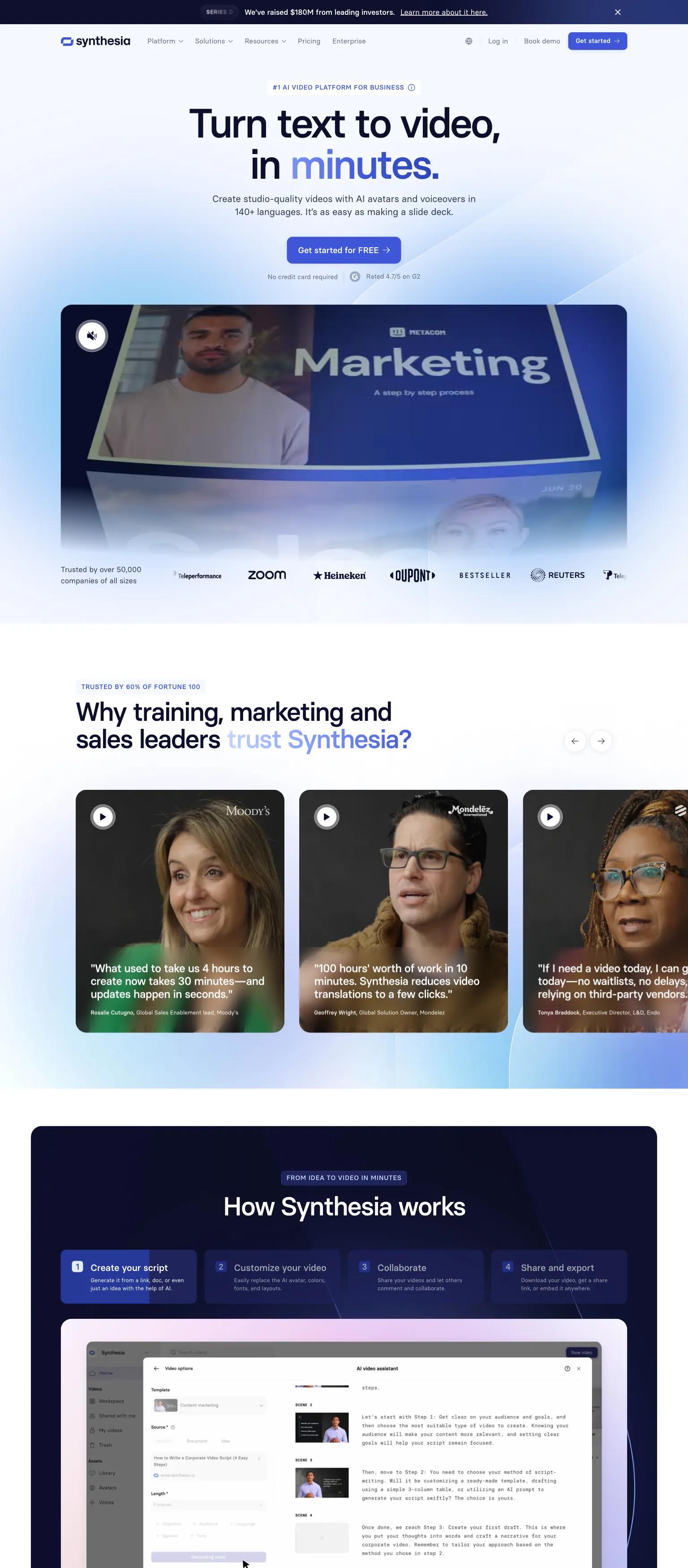 Synthesia screenshot