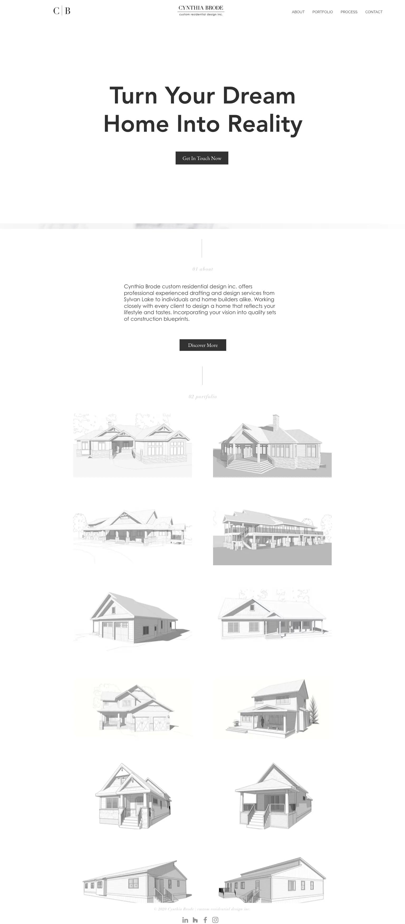 Cynthia Brode custom residential design screenshot