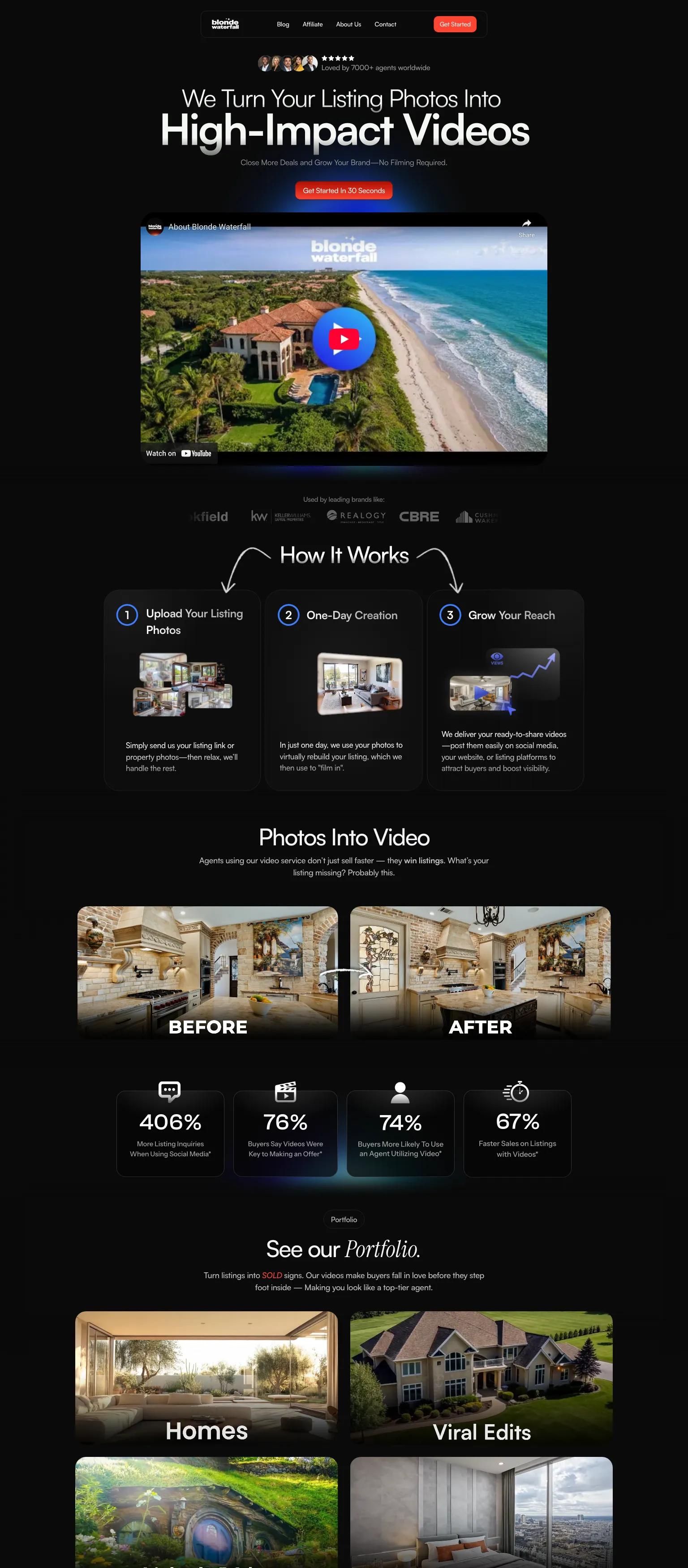 Blonde Waterfall screenshot