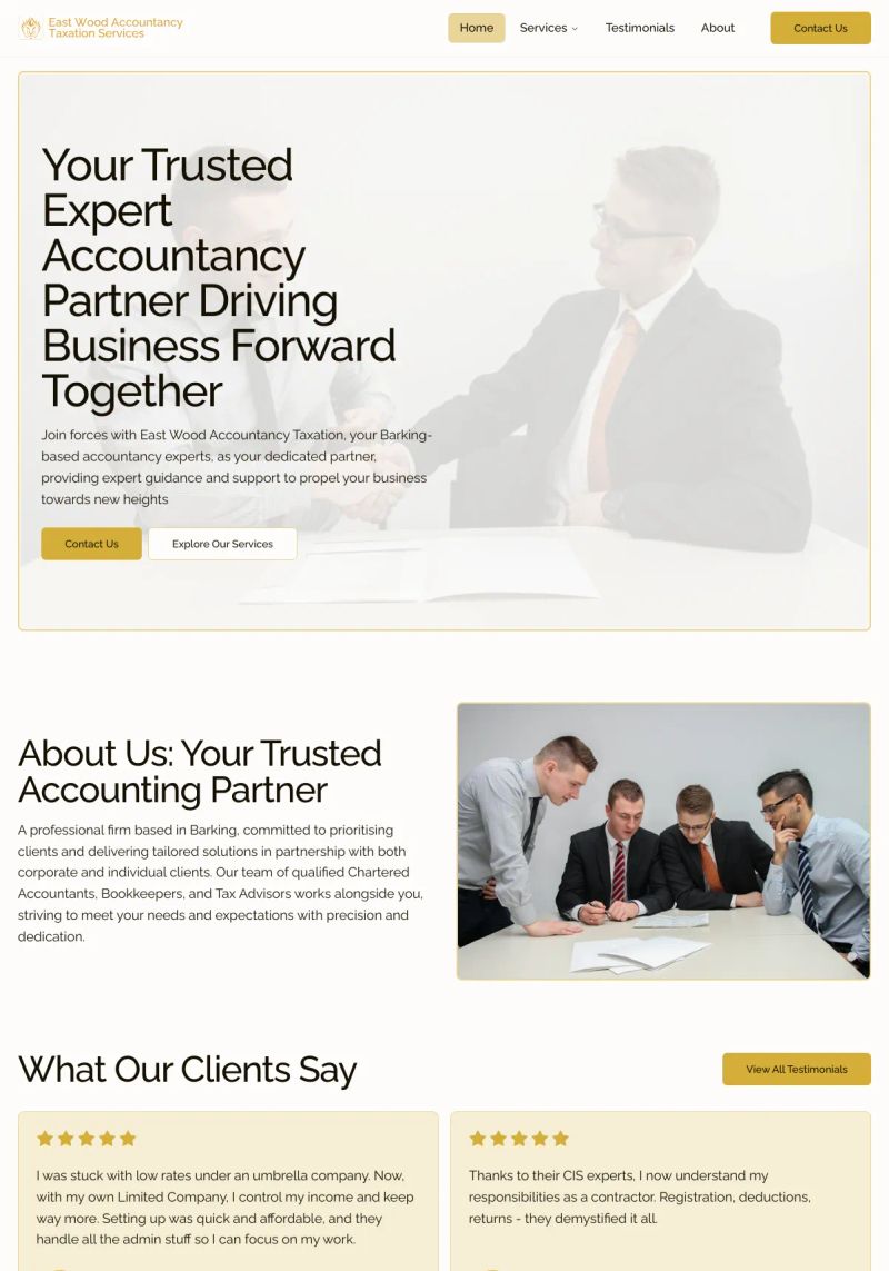 East Wood Accountancy & Taxation screenshot