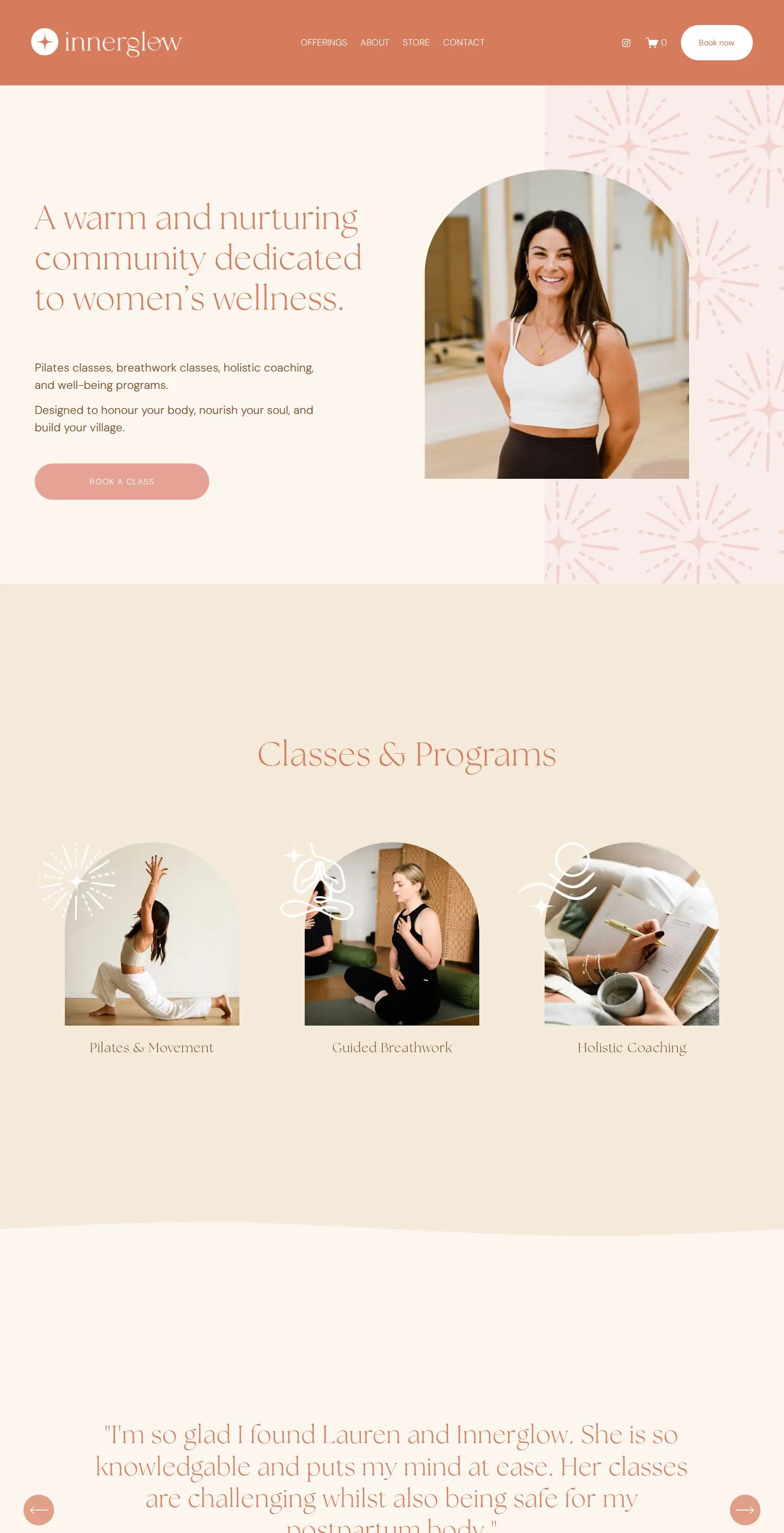 Innerglow Pilates screenshot
