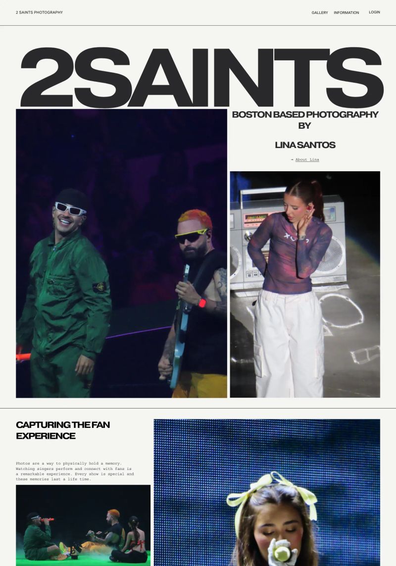 2 Saints Photography screenshot