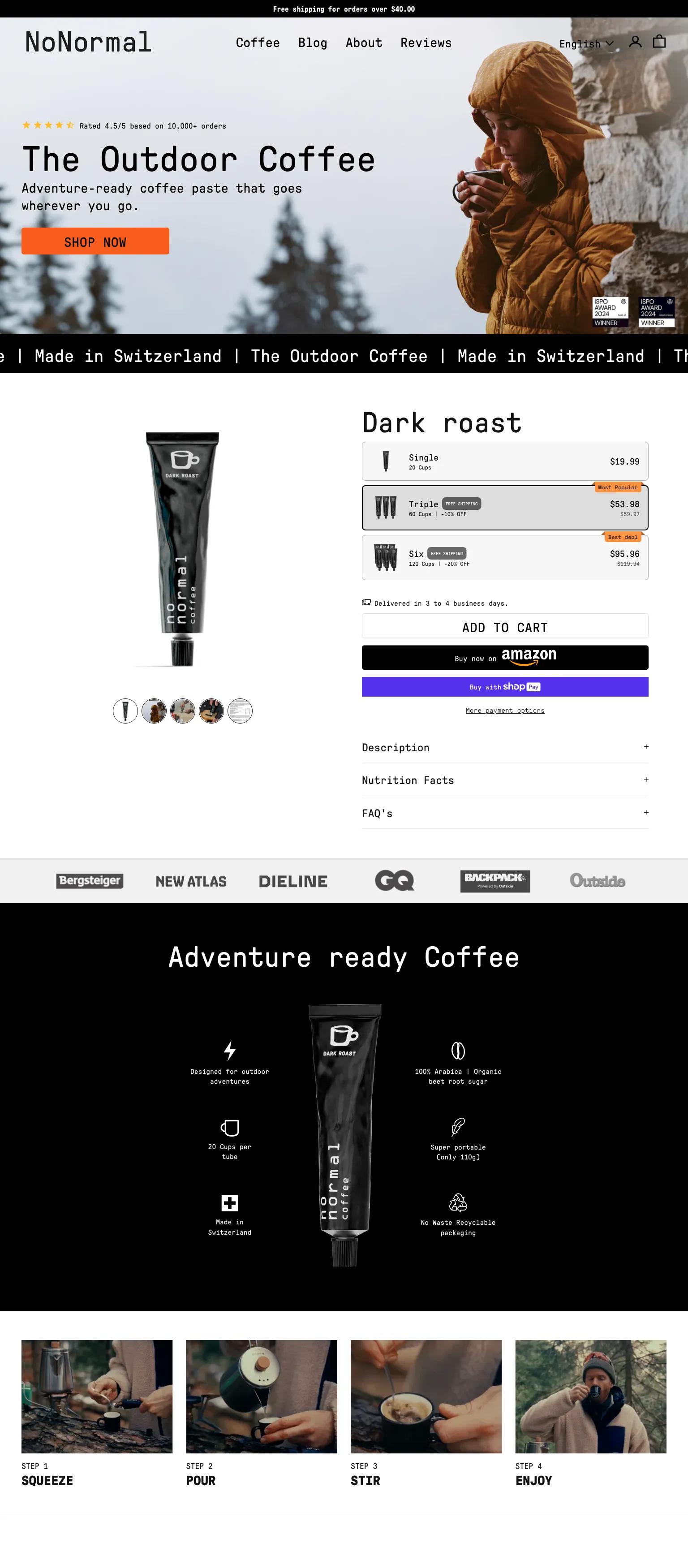 No Normal Coffee screenshot