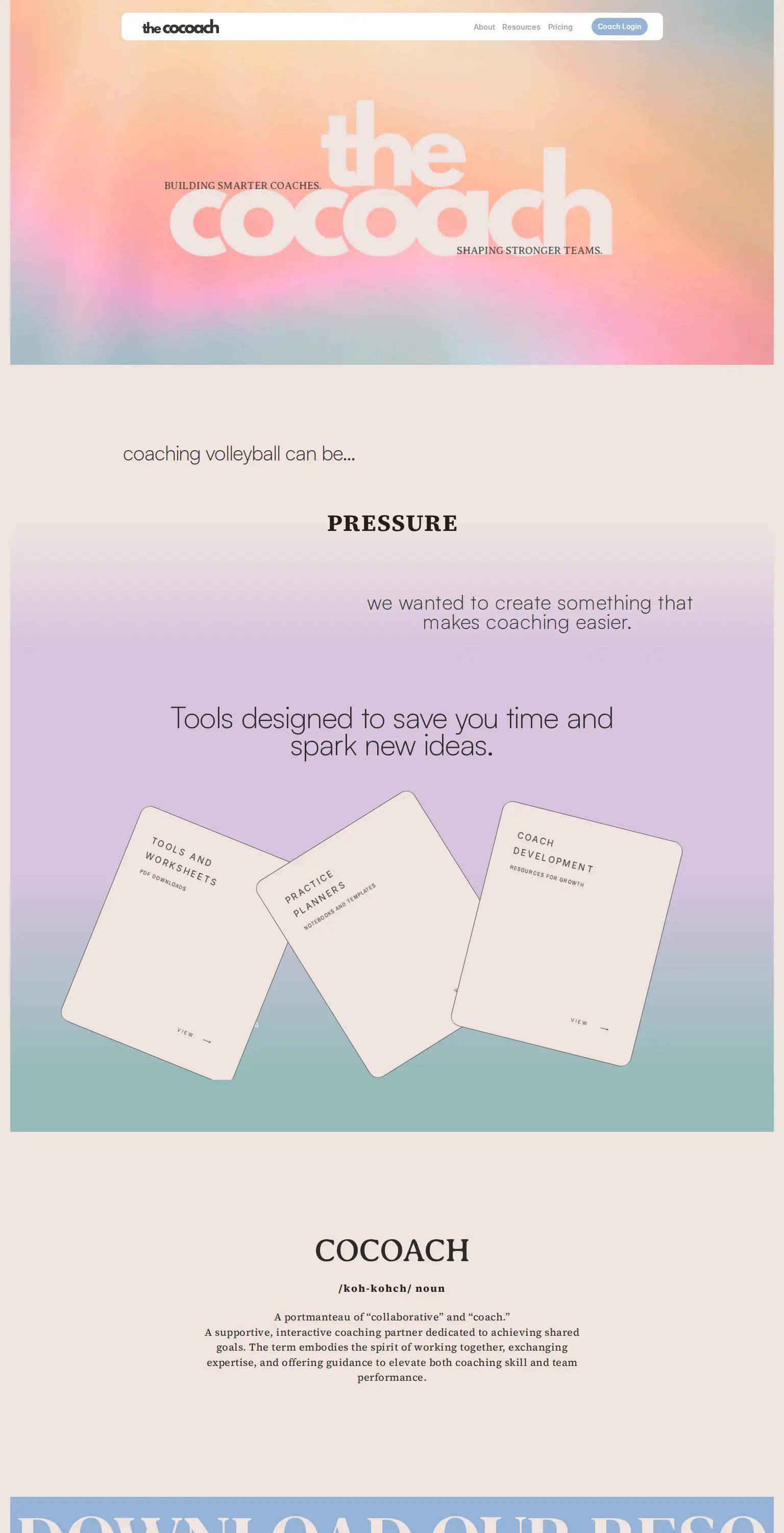 Thecocoach screenshot