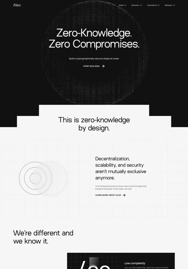 Aleo screenshot