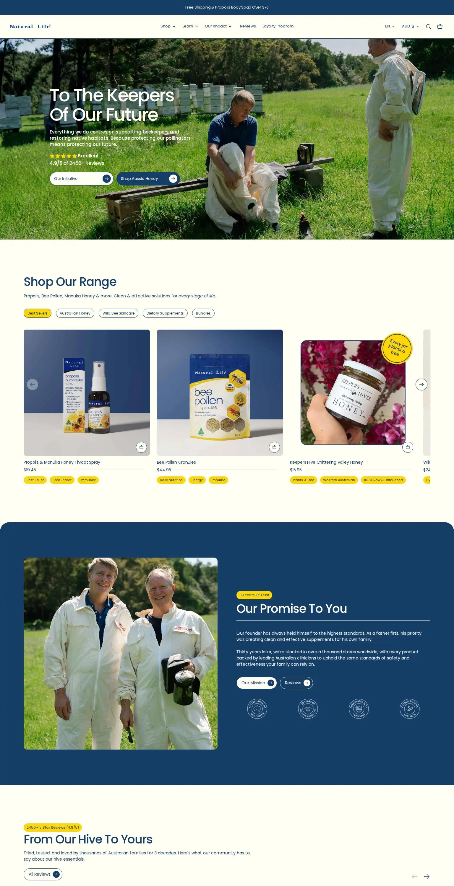 Natural Life Australia screenshot