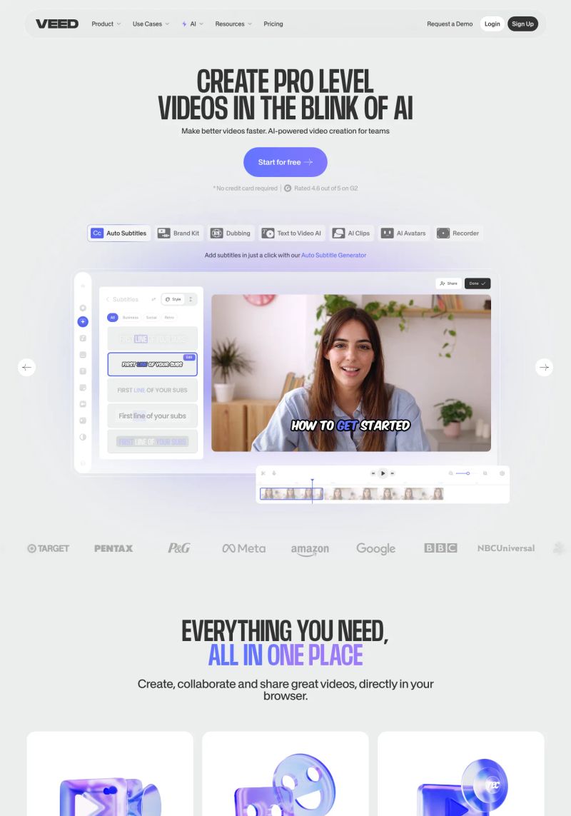 VEED screenshot