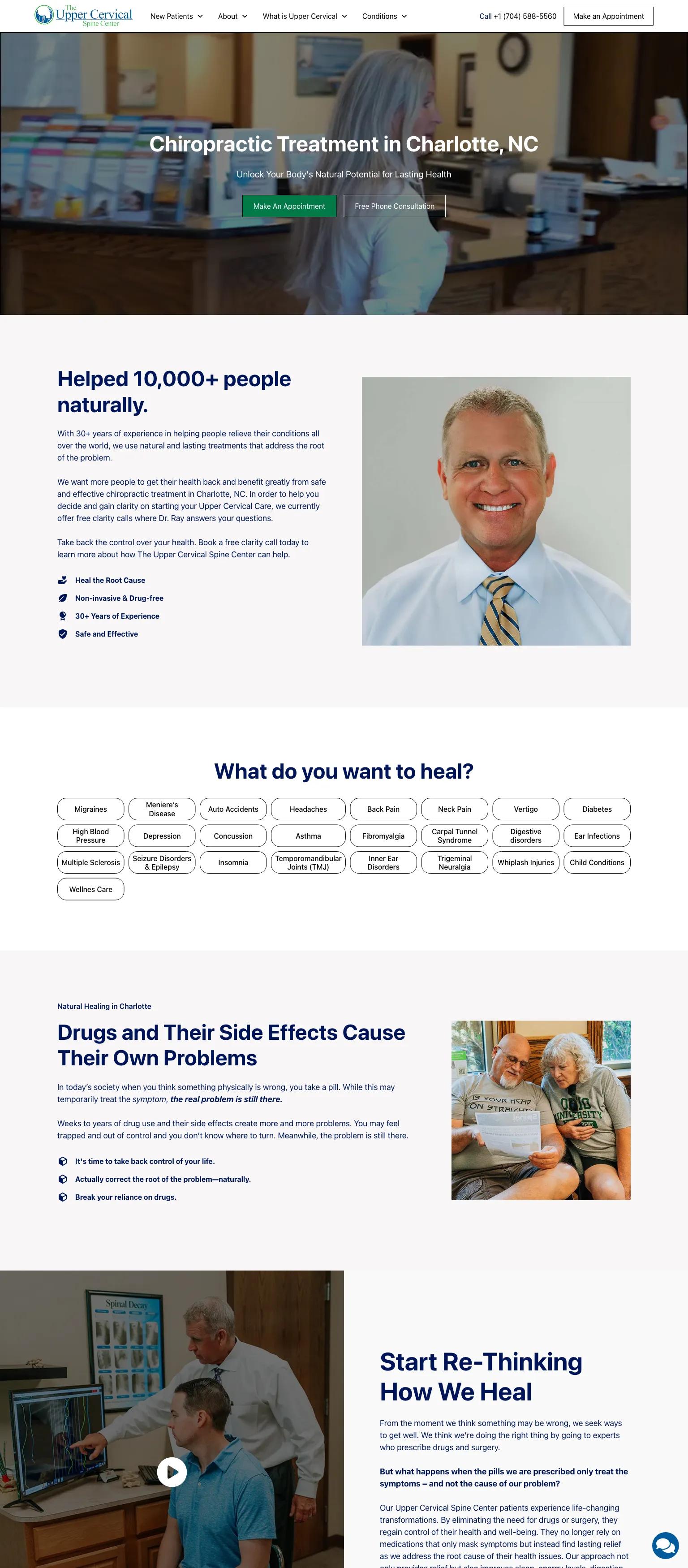 Upper Cervical Spine Center screenshot
