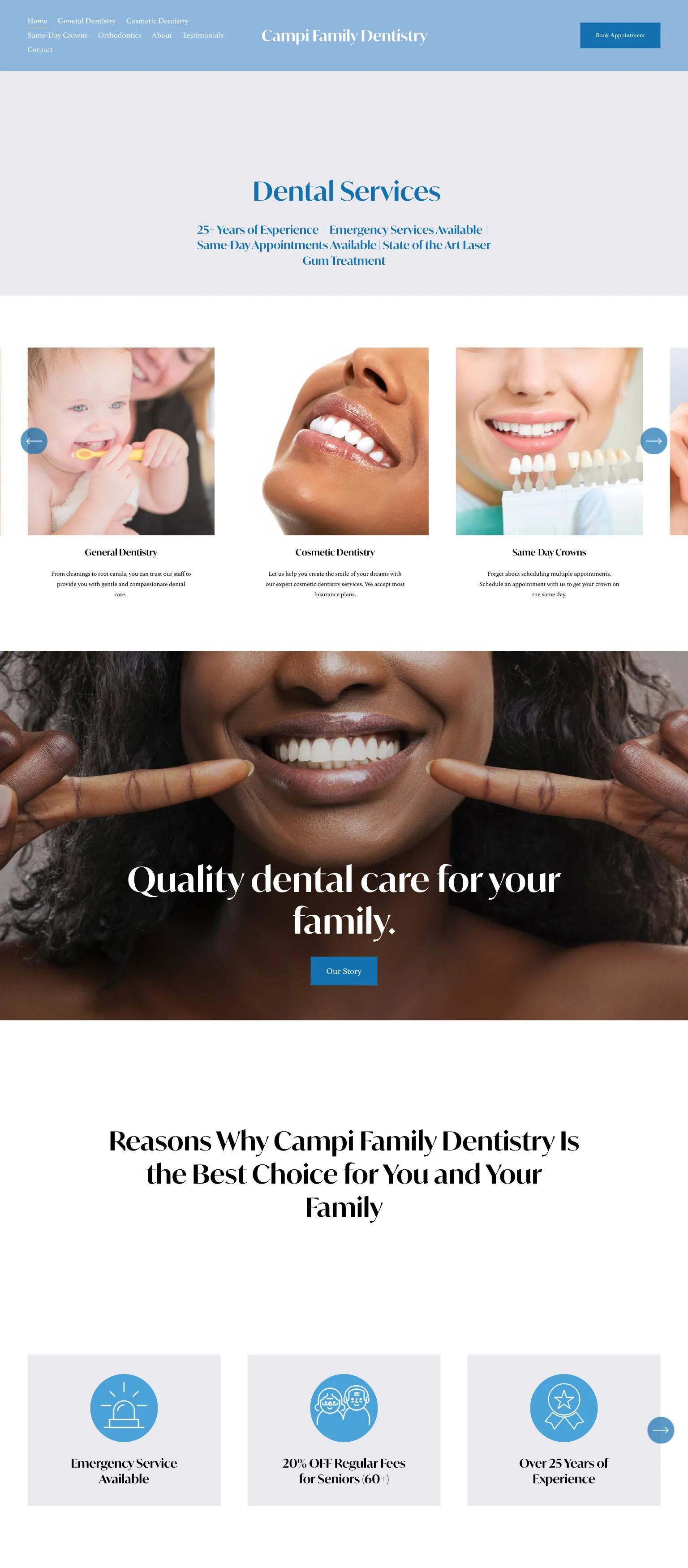 Campi Family Dentistry screenshot