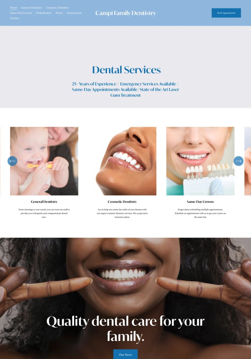 Campi Family Dentistry screenshot