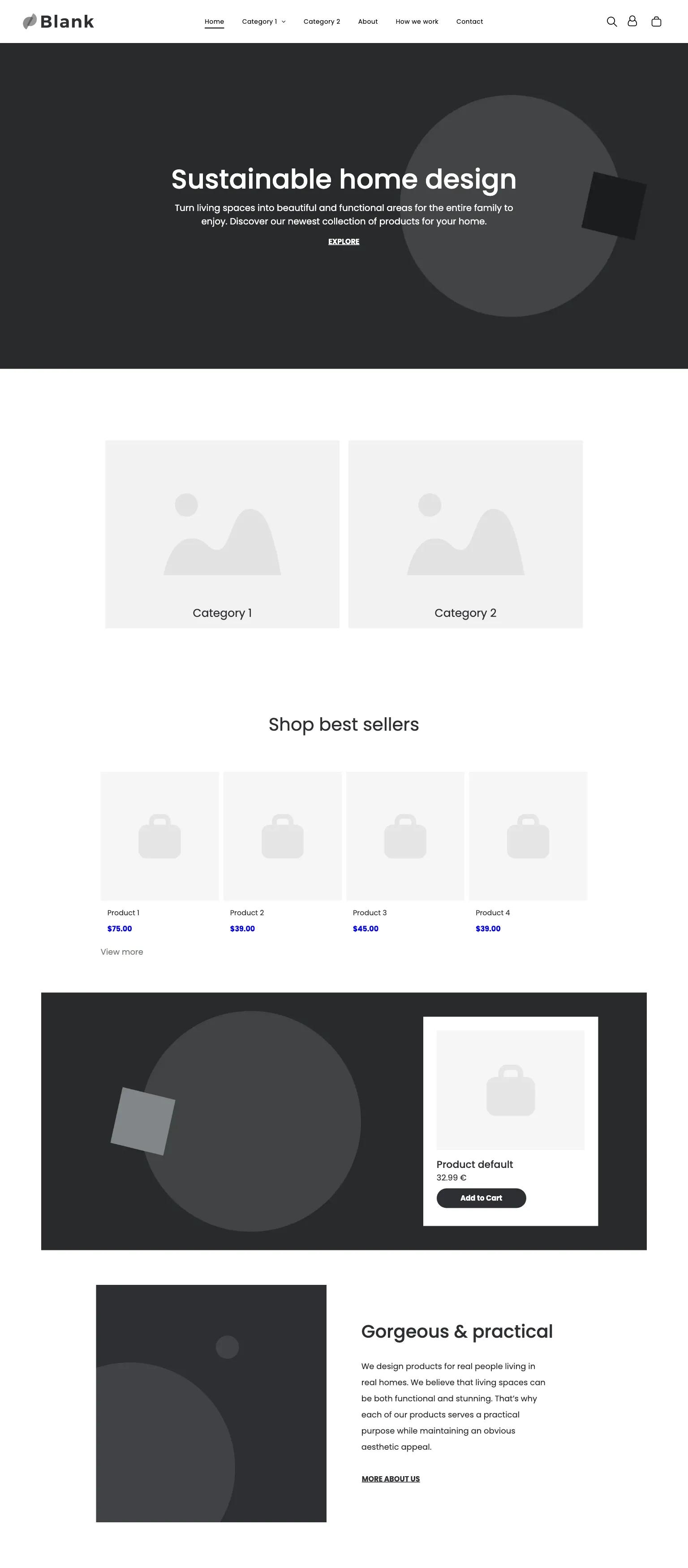 Blank Native Store screenshot