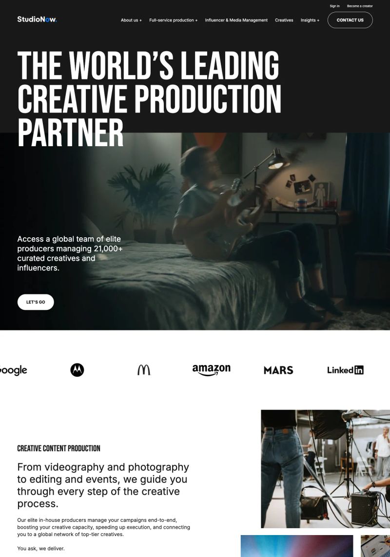 StudioNow screenshot