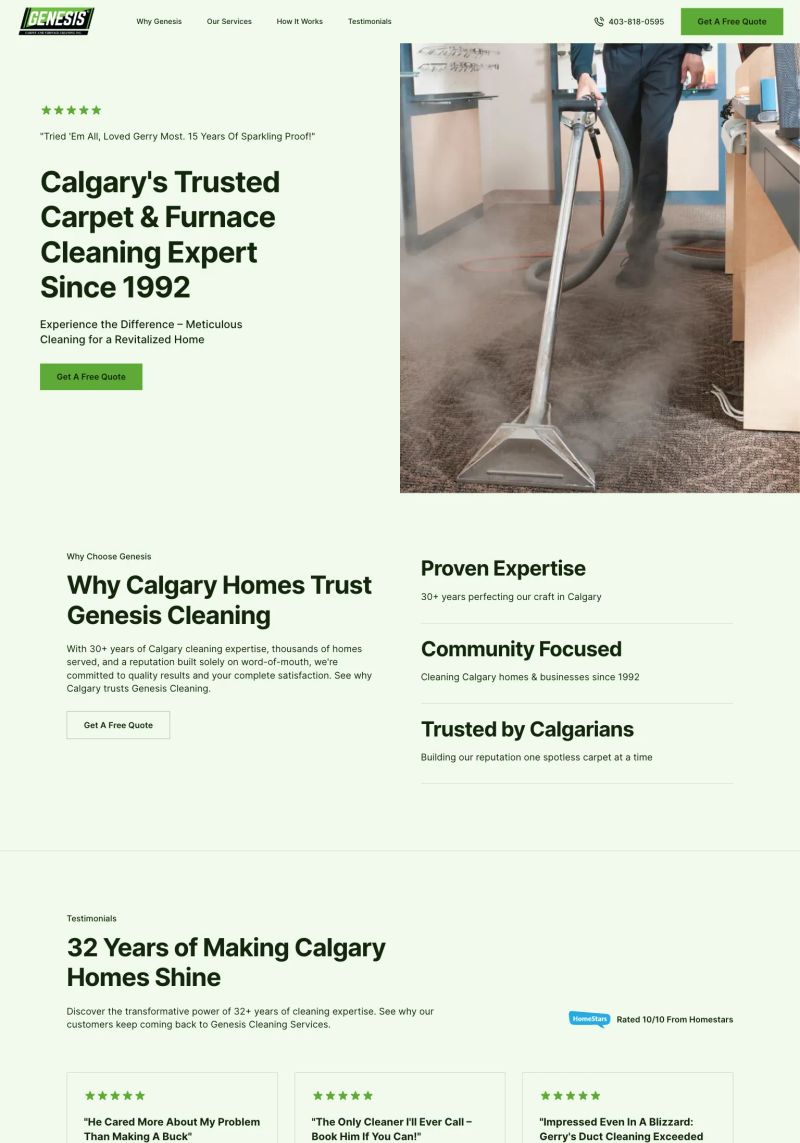 Genesis Cleaning Services screenshot