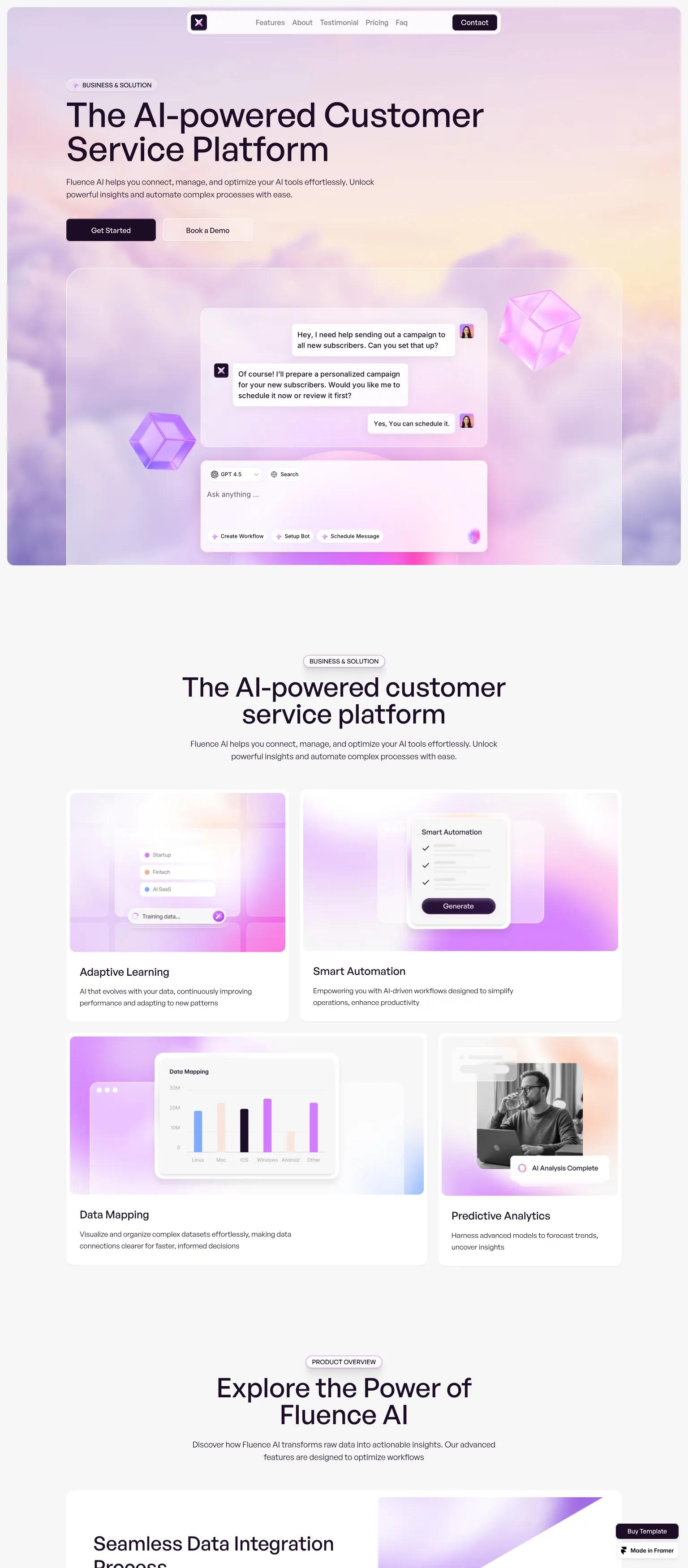 Fluence AI screenshot