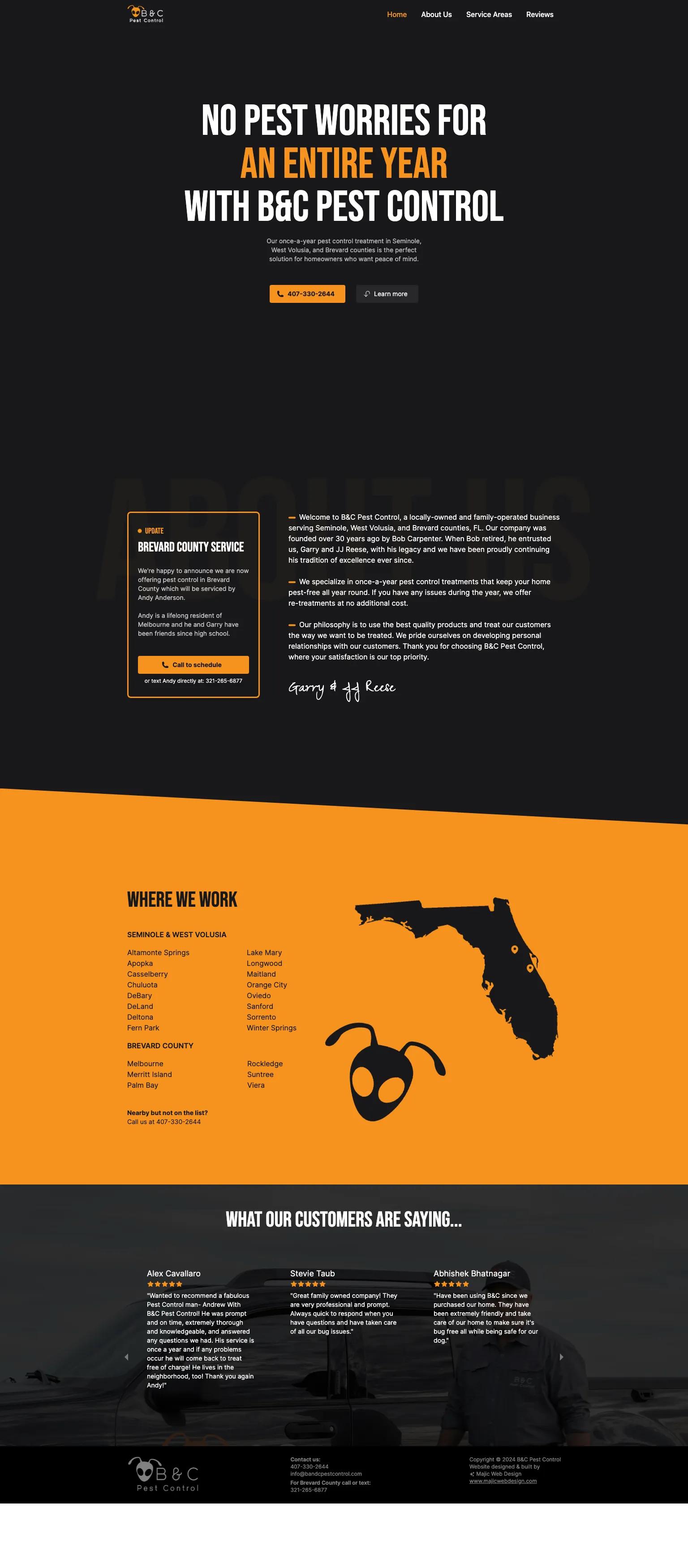 B&C Pest Control screenshot