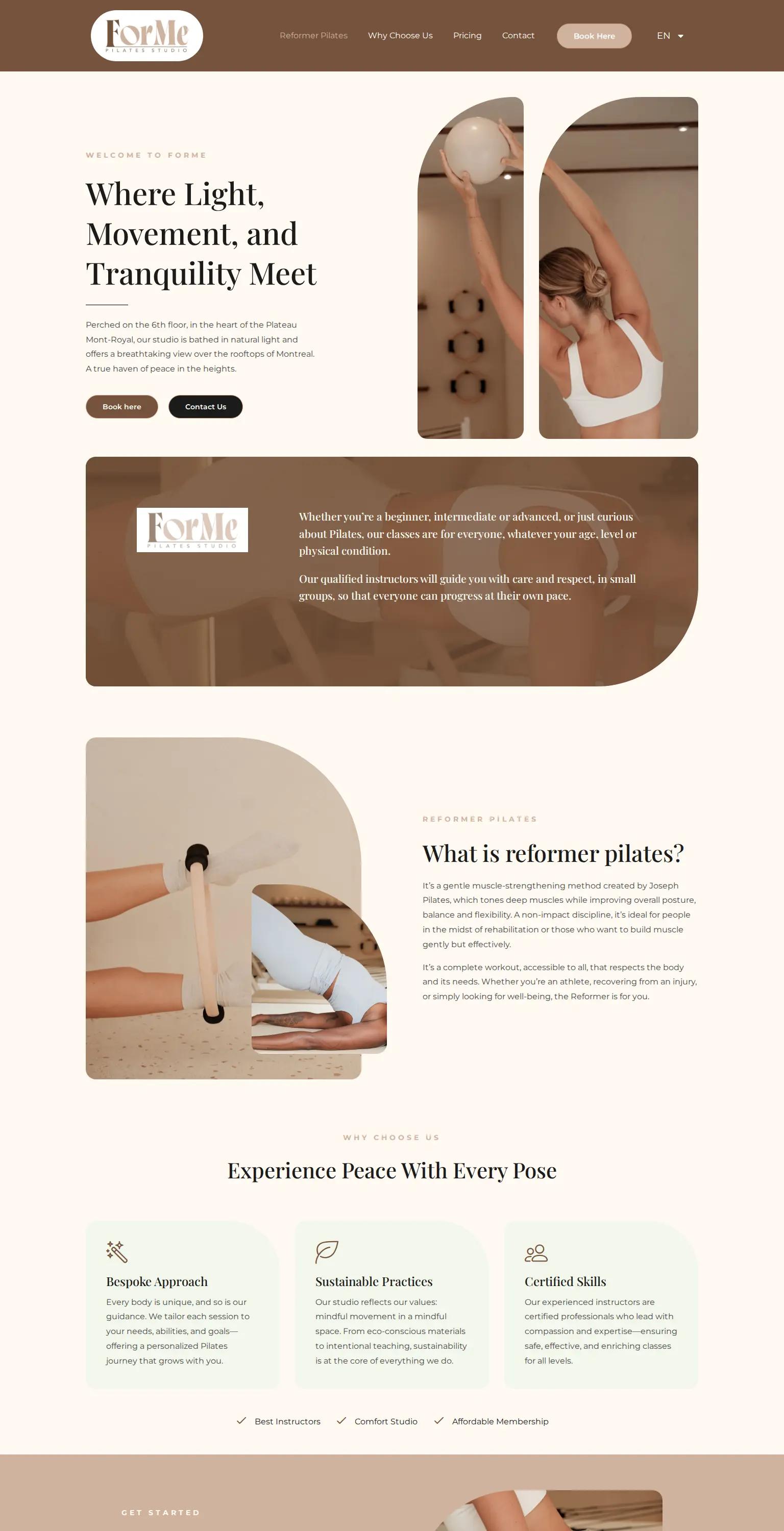 ForMe Pilates Studio screenshot