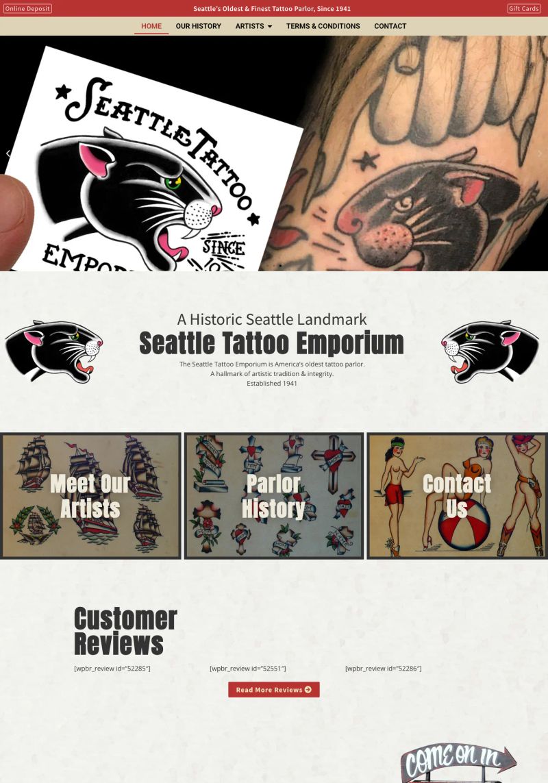 Seattle Tattoo Emporium screenshot