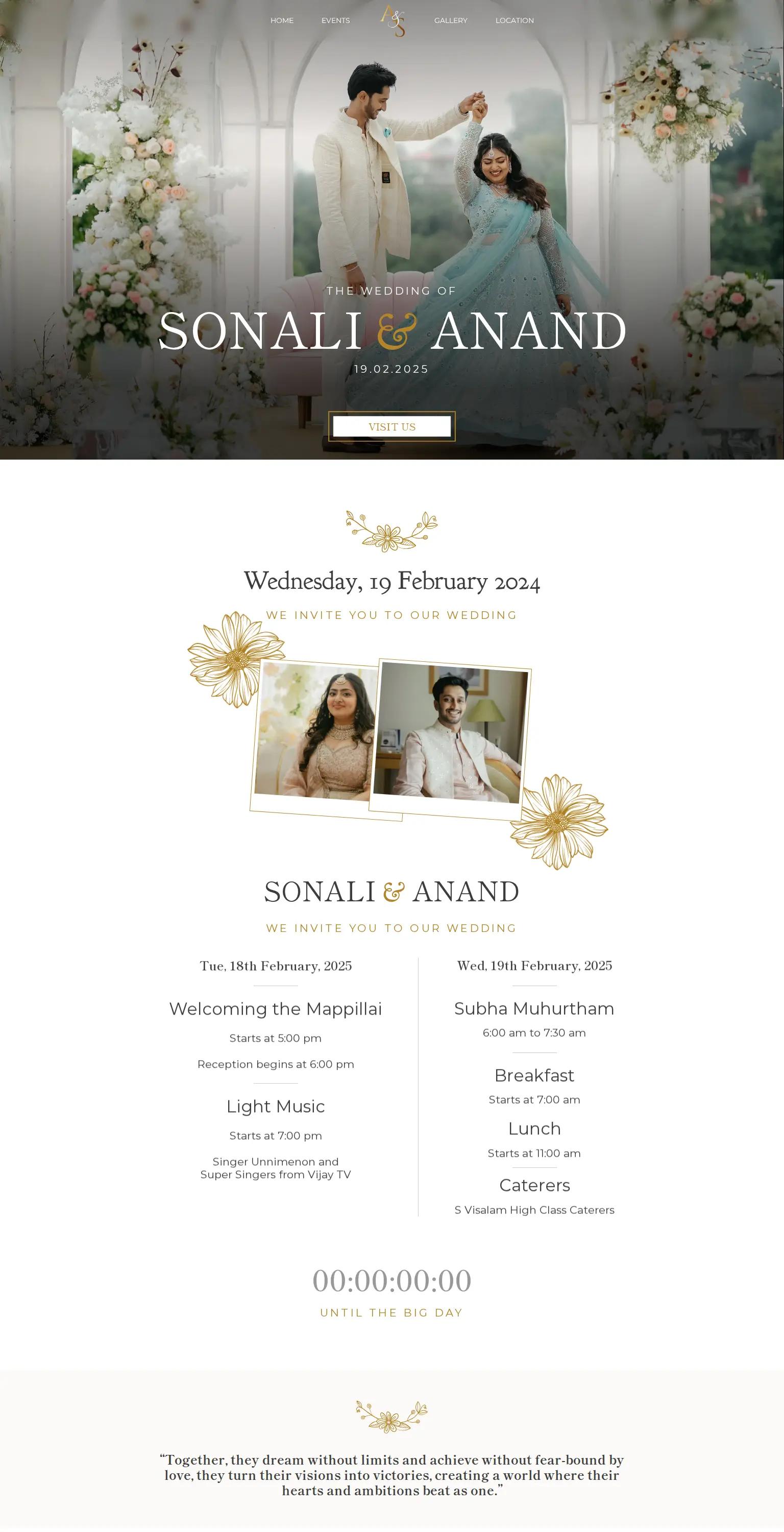 Sonali & Anand screenshot