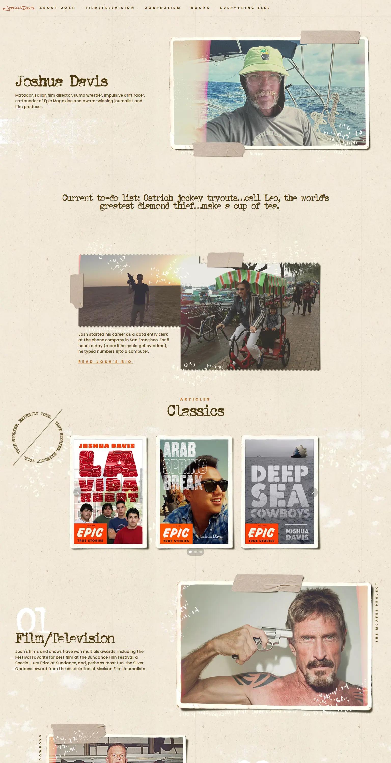 Joshua Davis screenshot