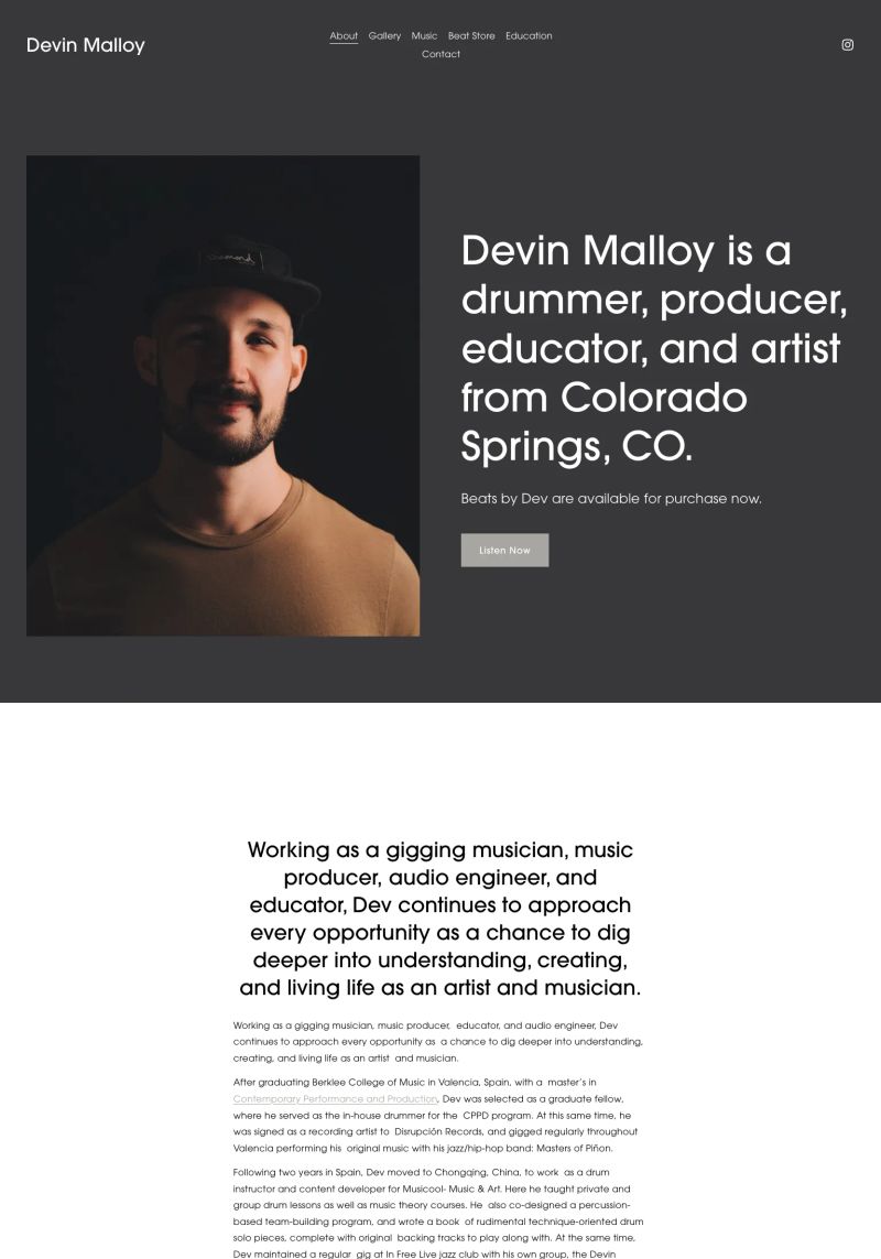 Devin Malloy screenshot