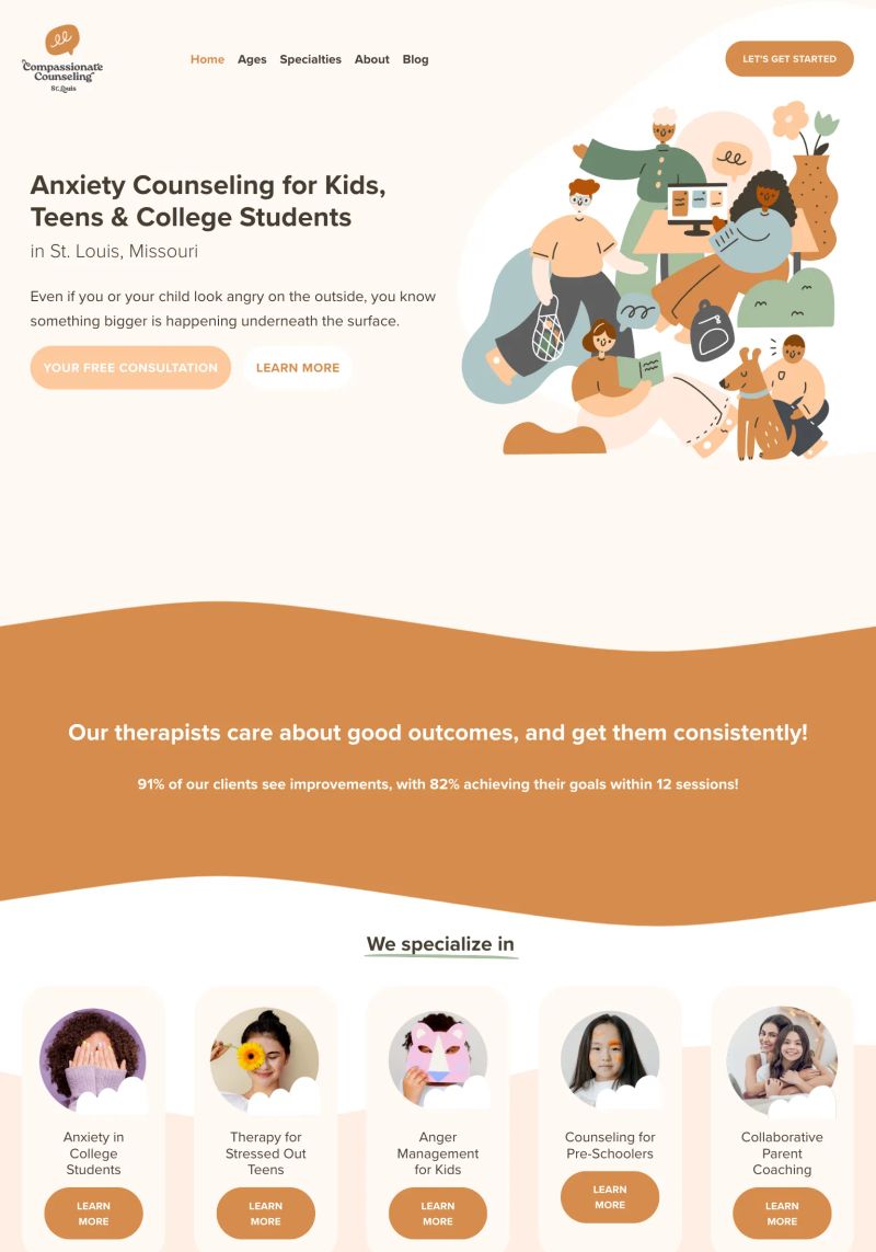Compassionate Counseling St. Louis screenshot