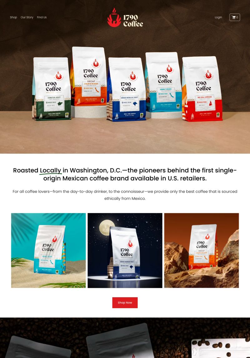 1790 Coffee screenshot