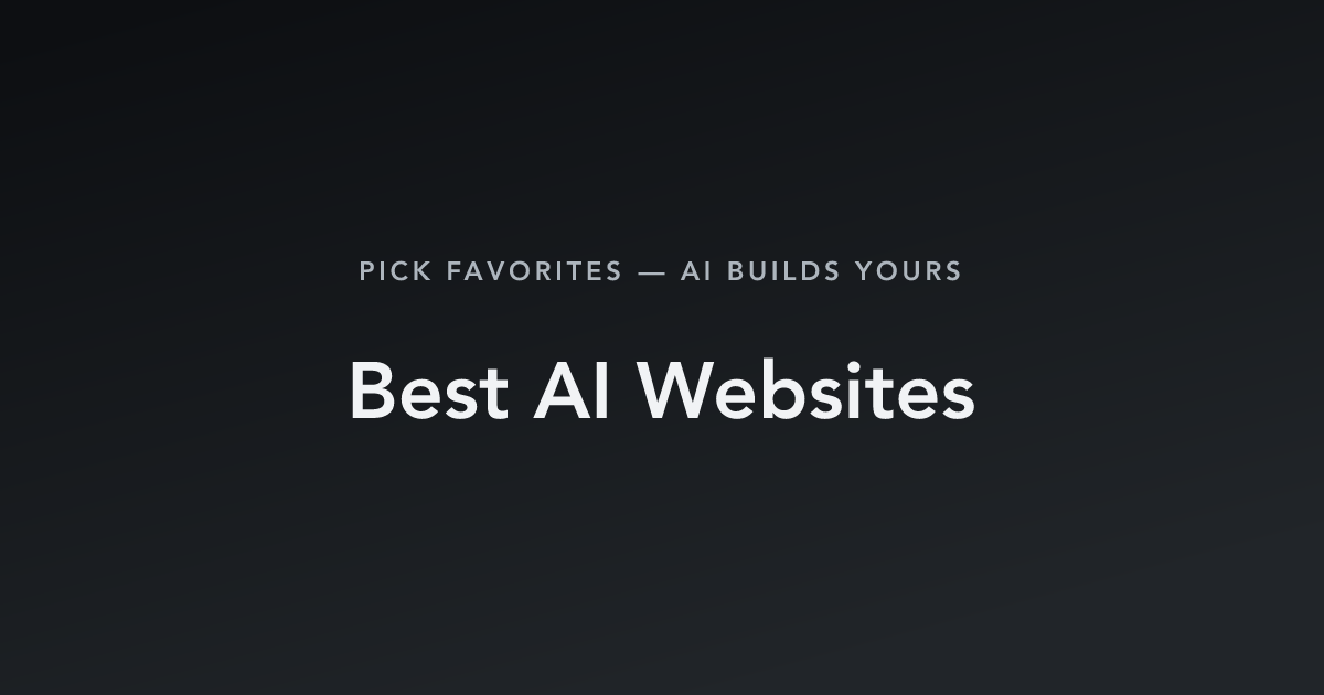 Best AI Websites with count