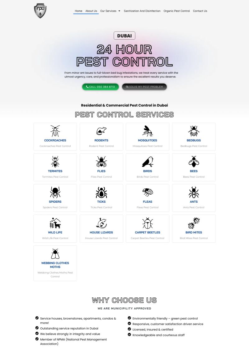 Next Al Pest Control screenshot