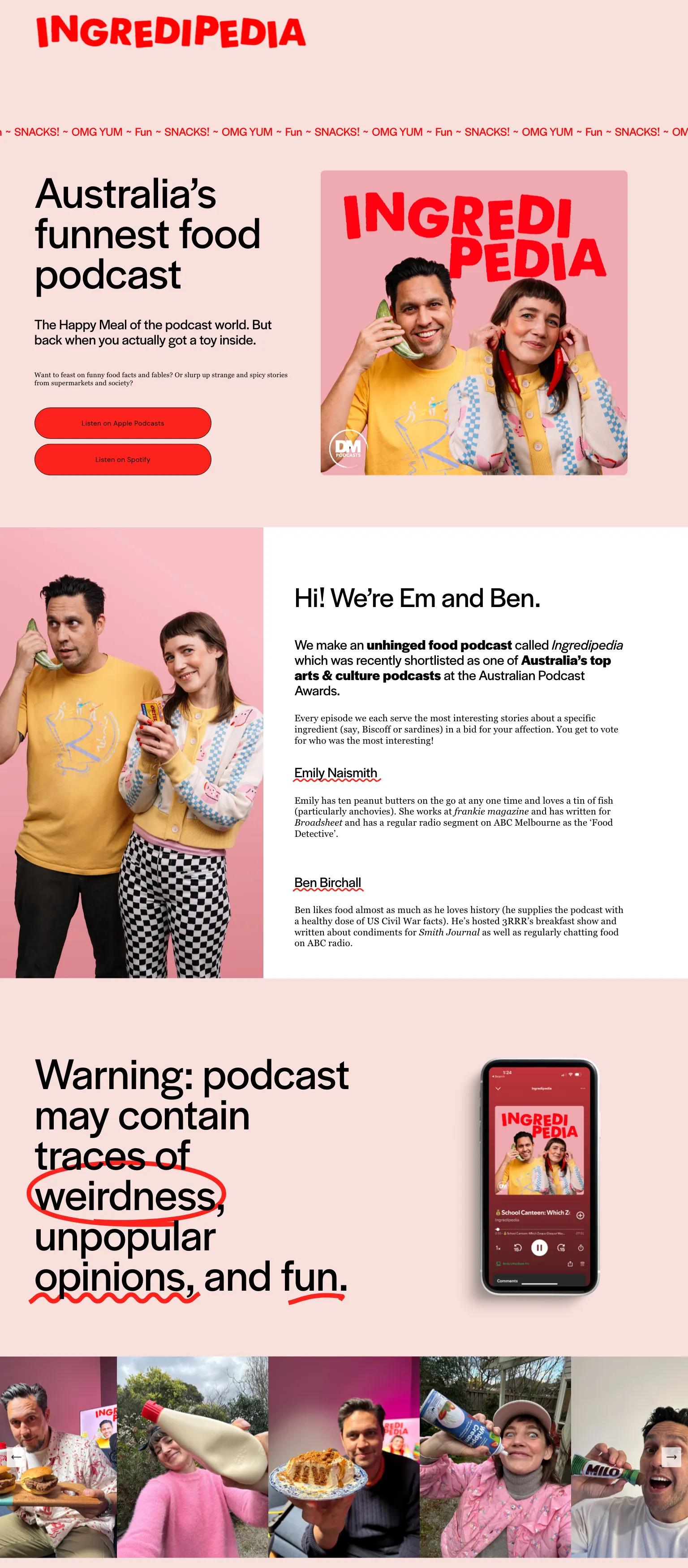 Ingredipedia screenshot