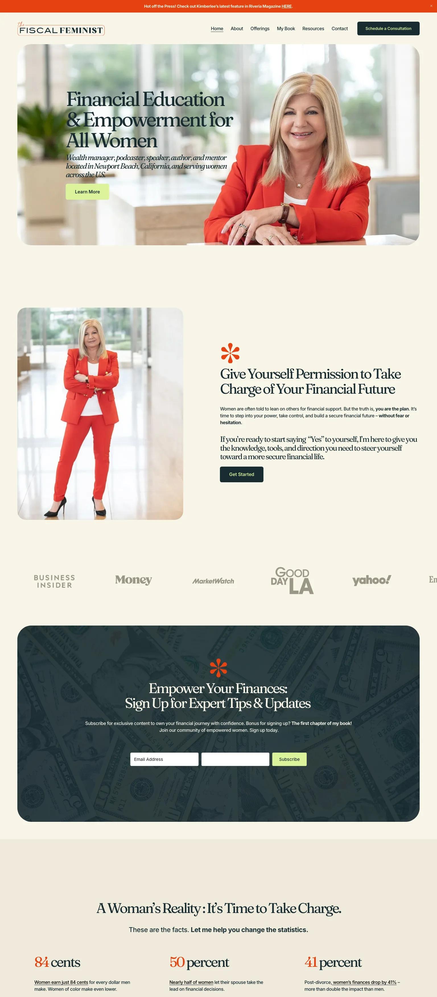 The Fiscal Feminist screenshot