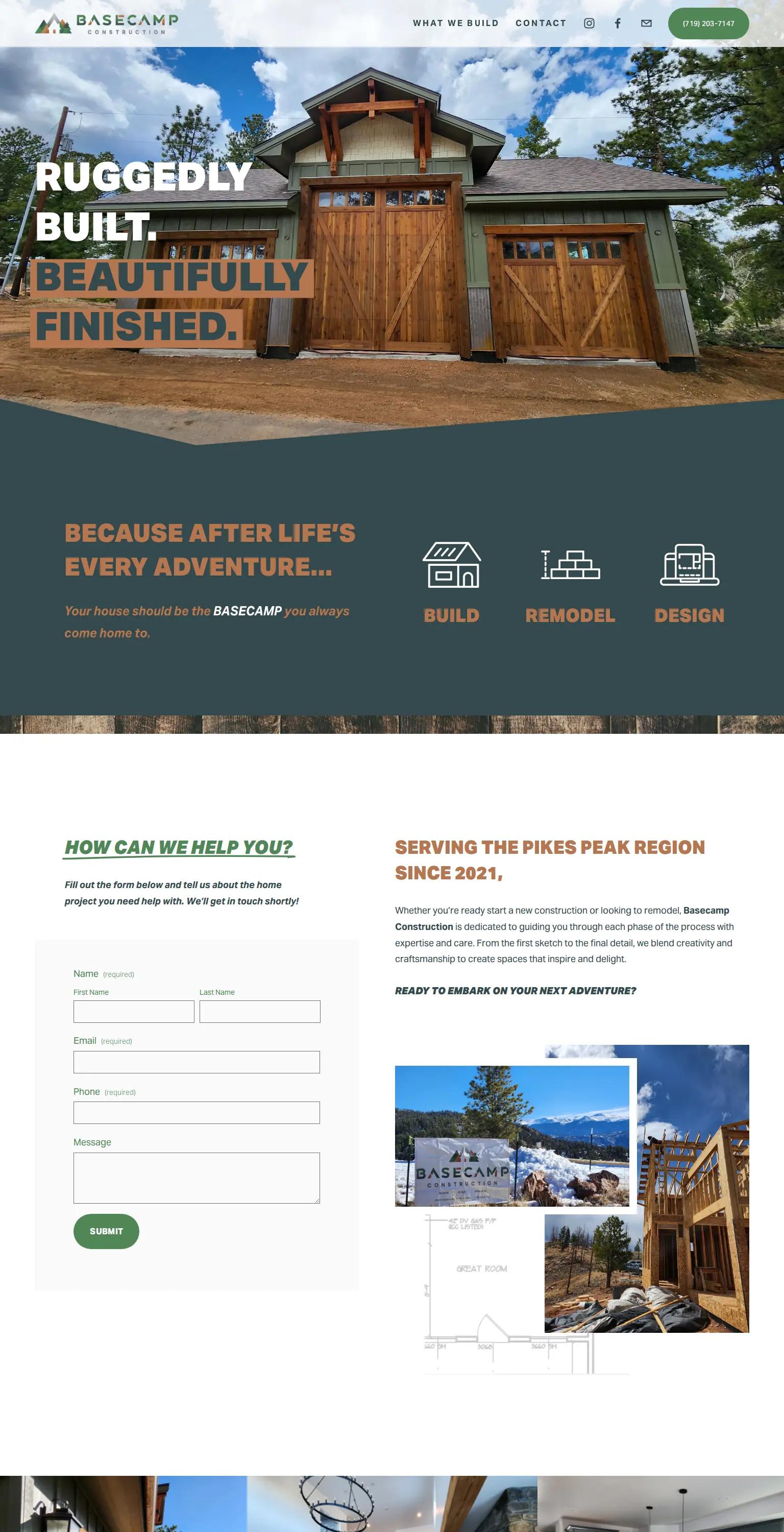 Basecamp Construction screenshot