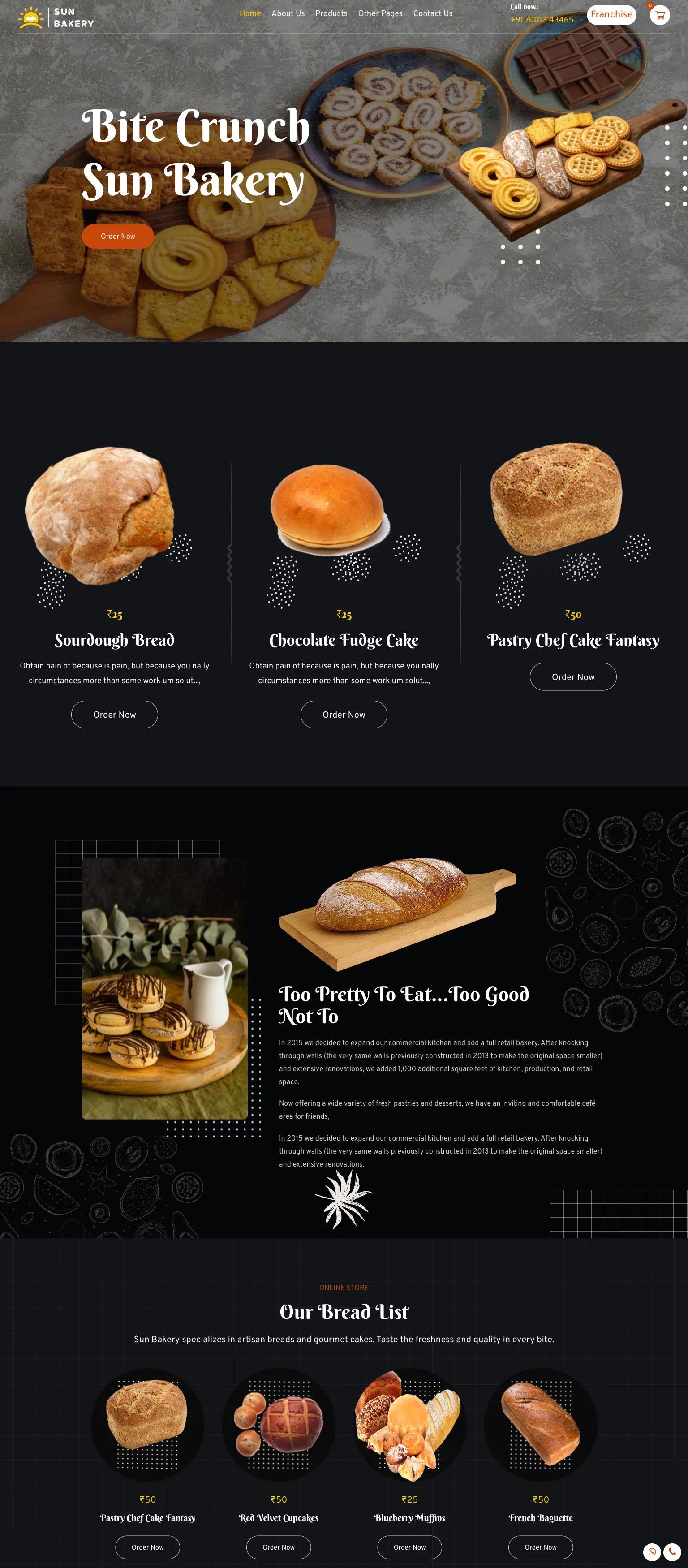 Sun Bakery screenshot