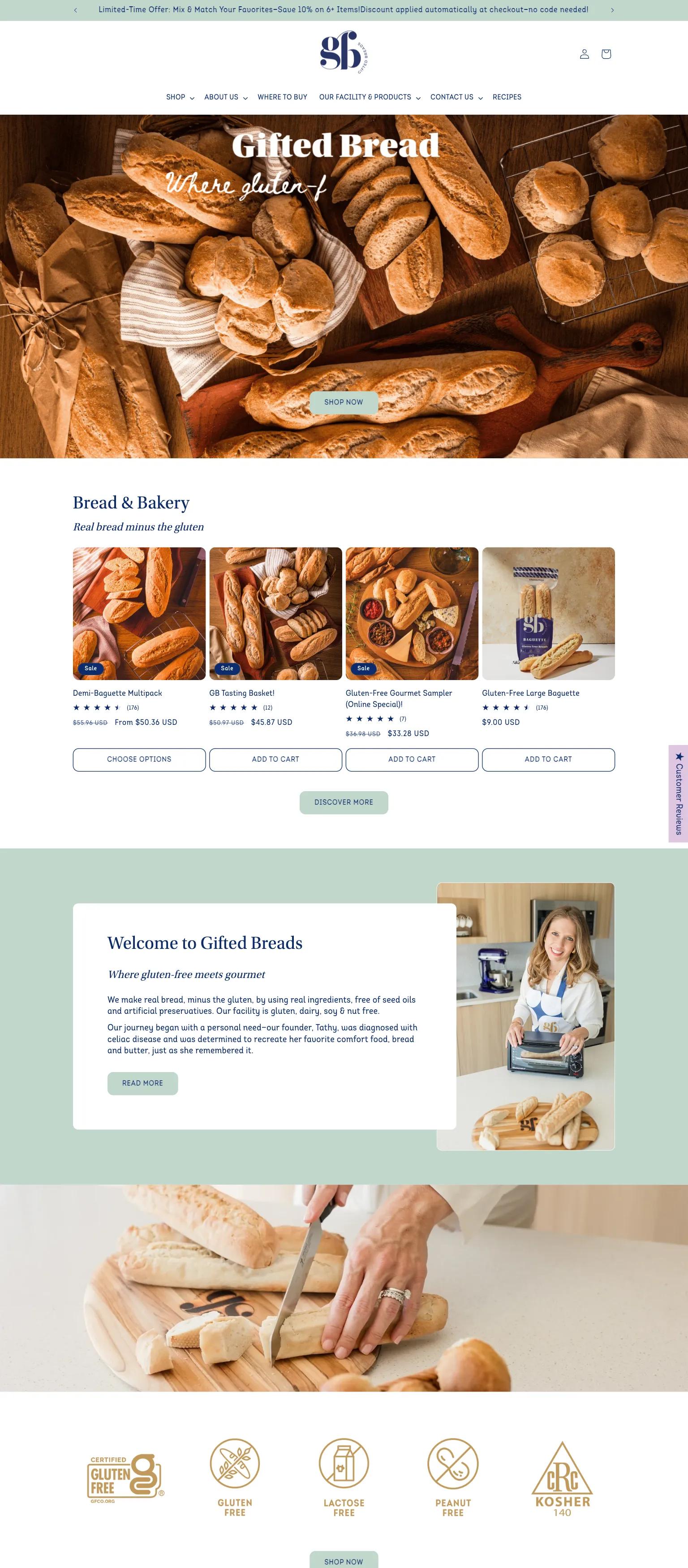 Gifted Breads screenshot