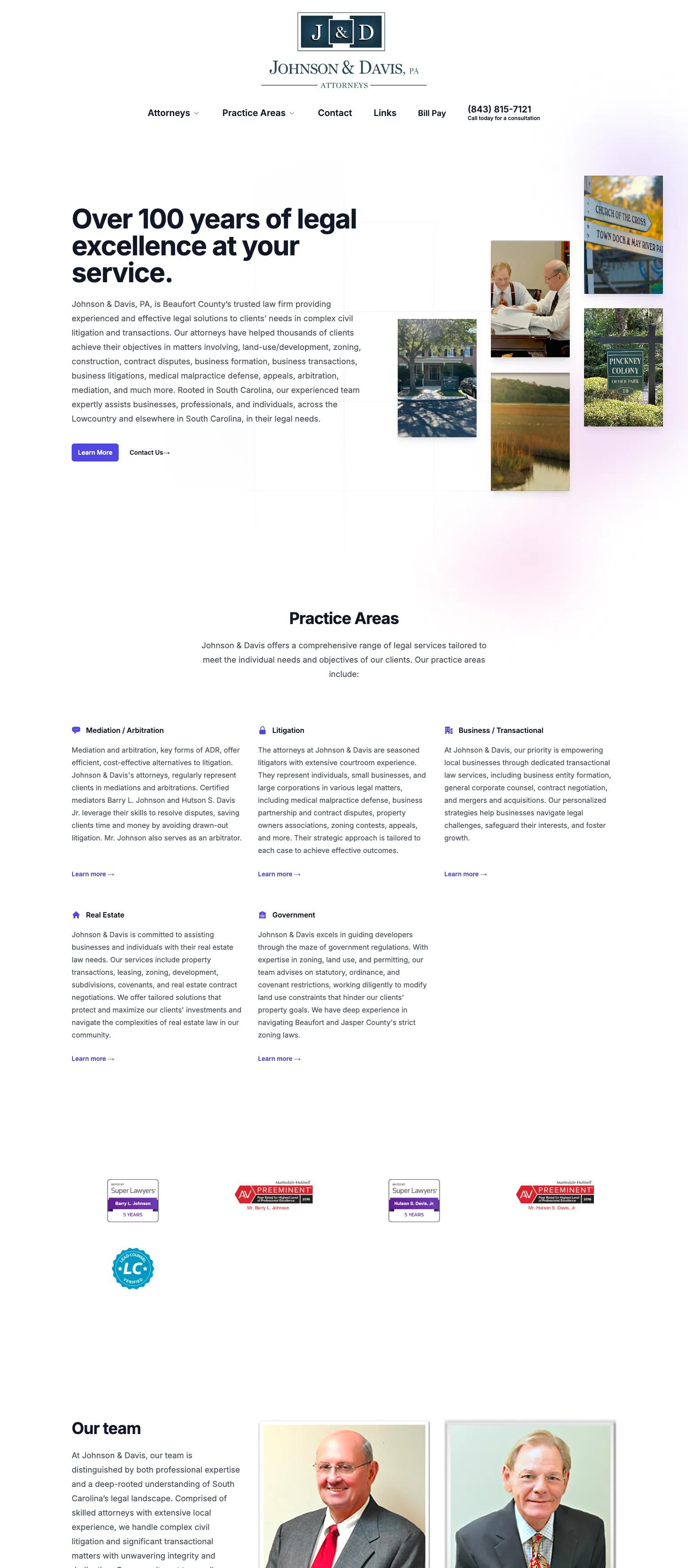 Johnson & Davis screenshot