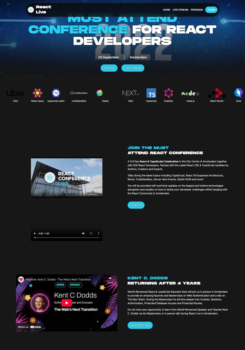 React Live screenshot