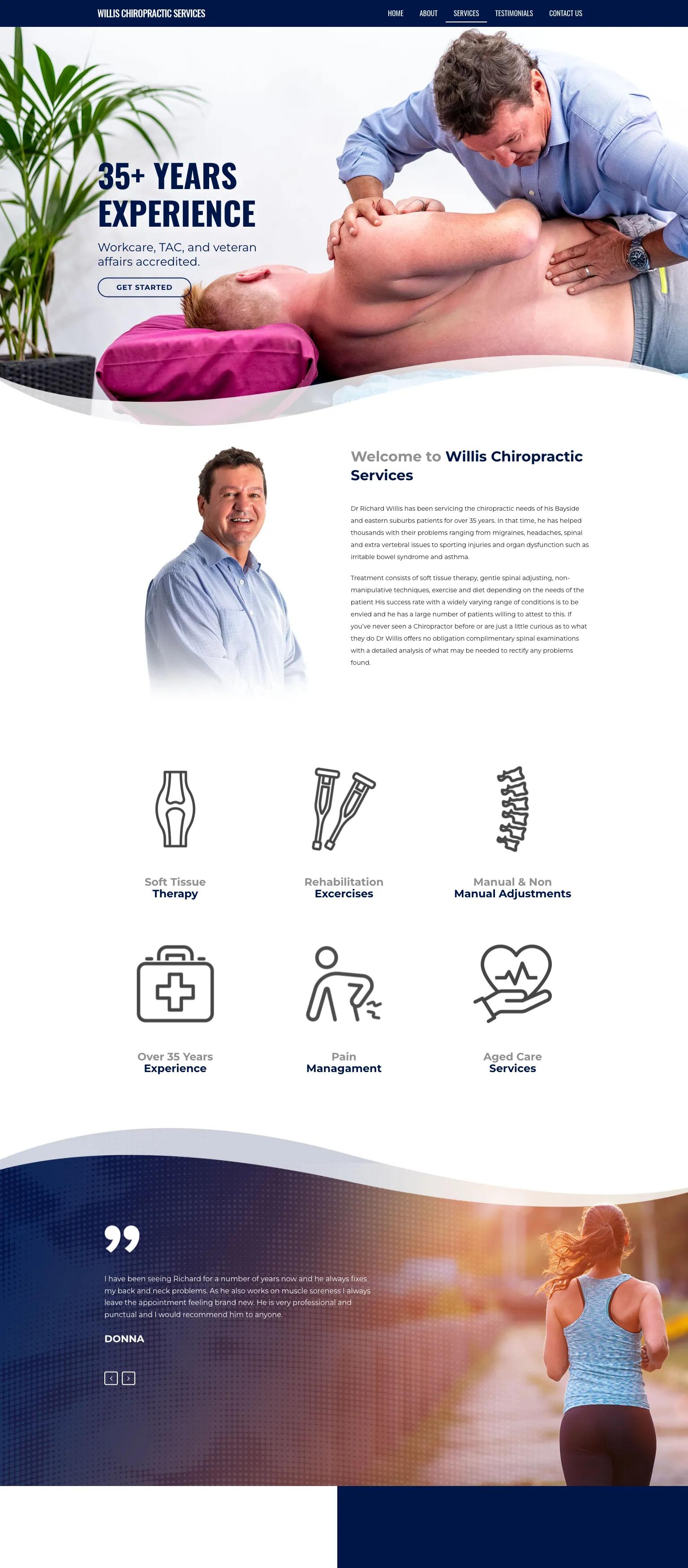 Willis Chiropractic Services screenshot