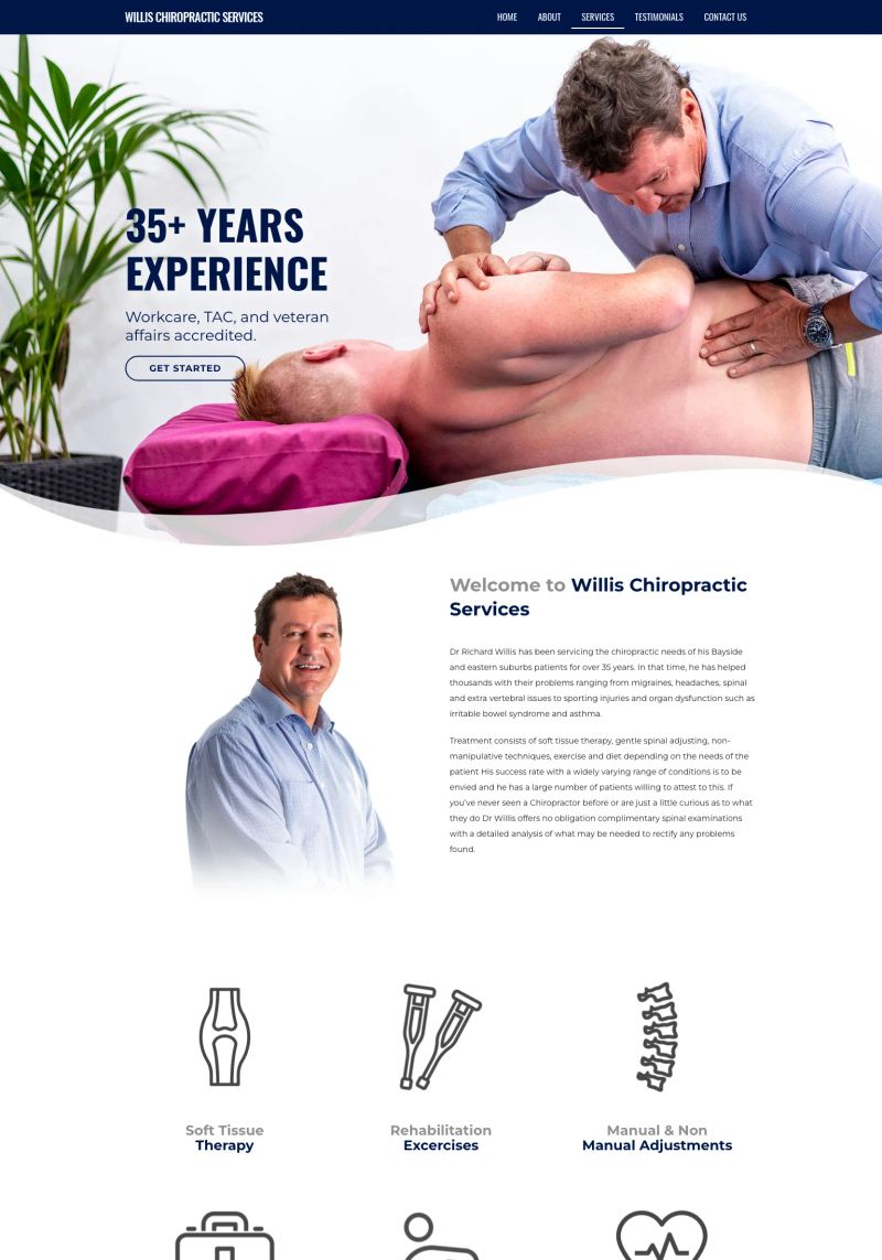 Willis Chiropractic Services screenshot