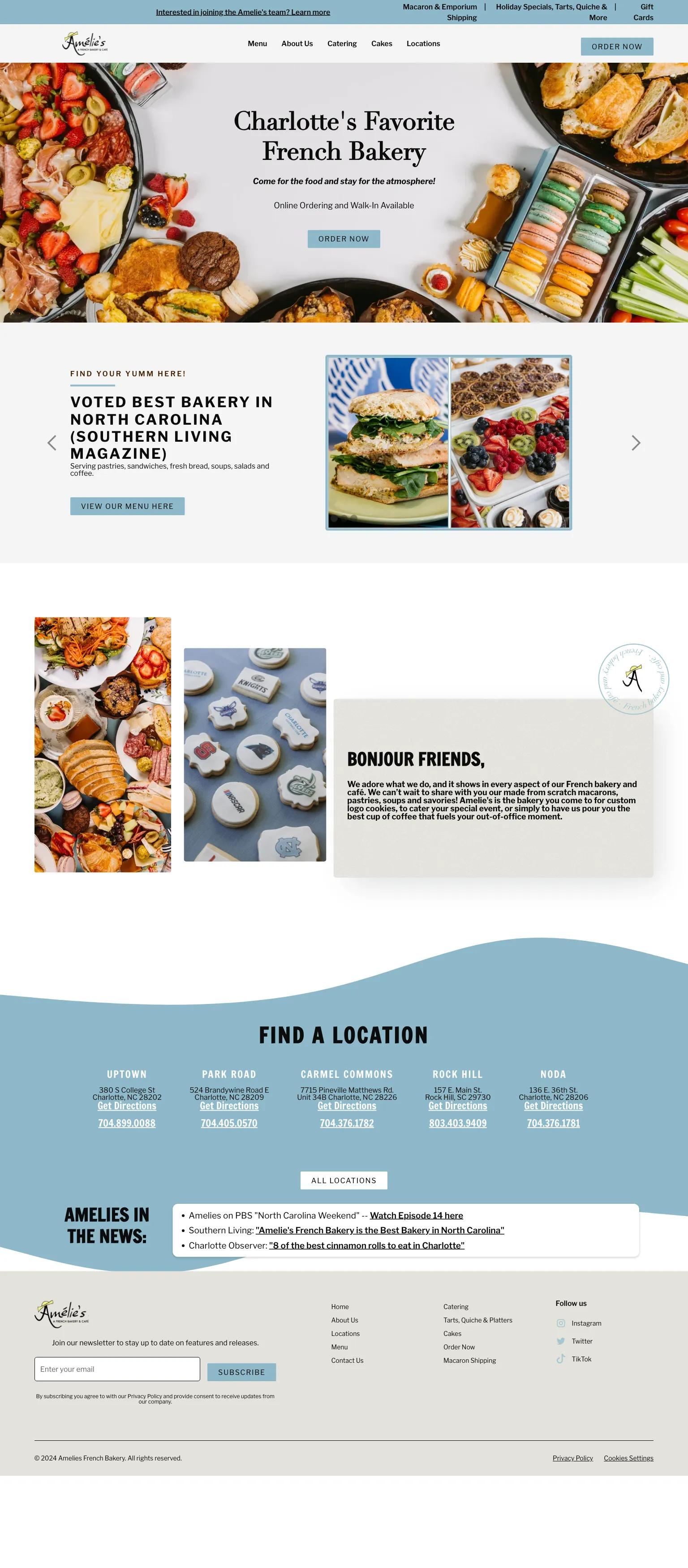 Amelie’s French Bakery screenshot